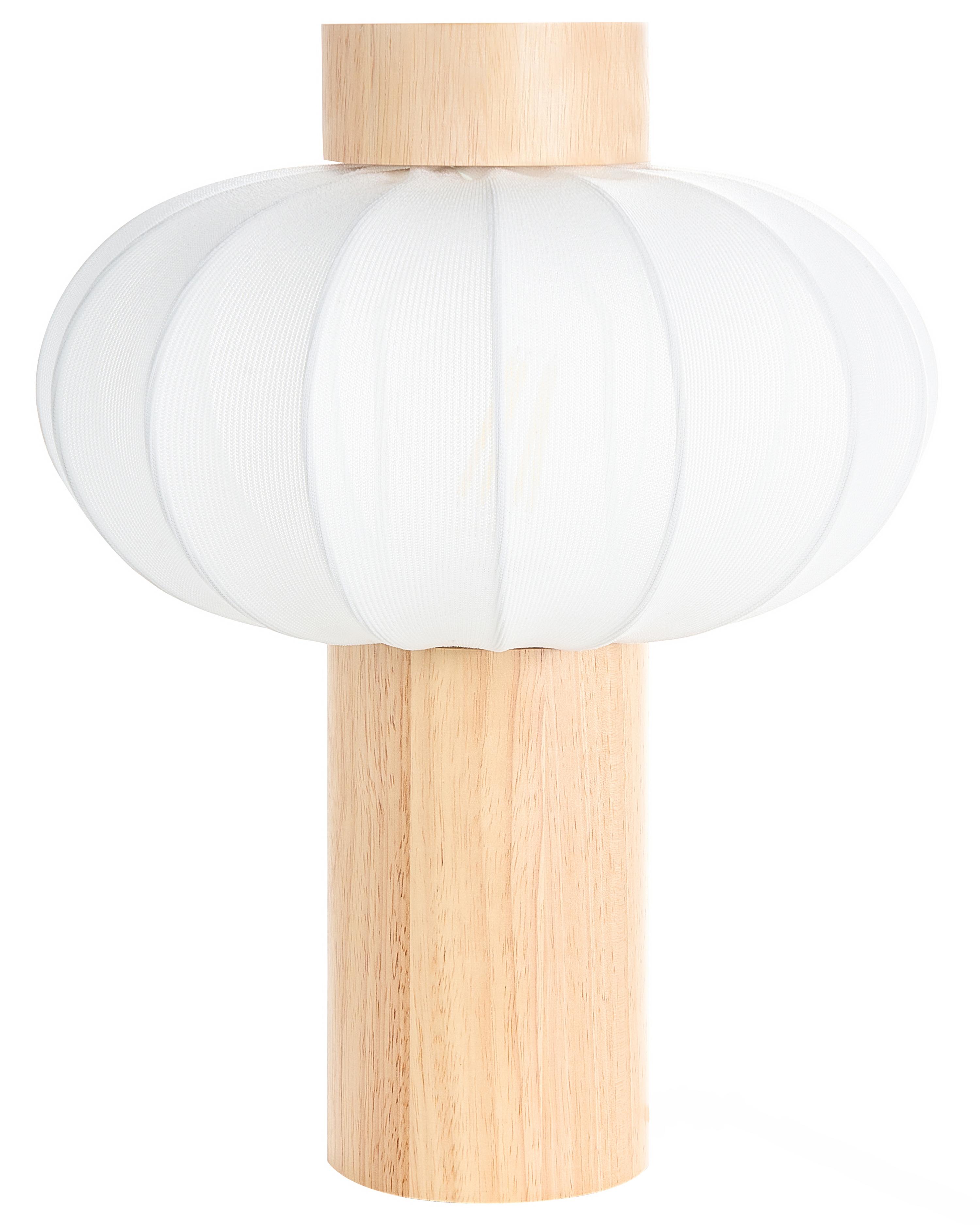 Table Lamp ABENS Wood Light Brown