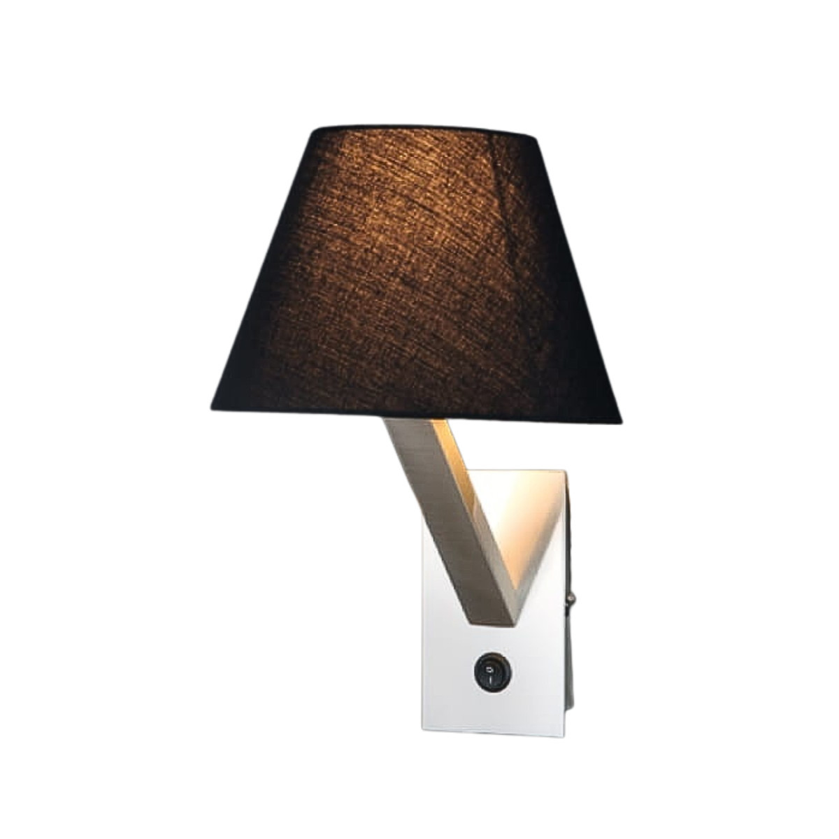 Kinkiet czarny-satyna ORLANDO 1xE27x40W wym:30x22x22cm IP20 Maxlight
