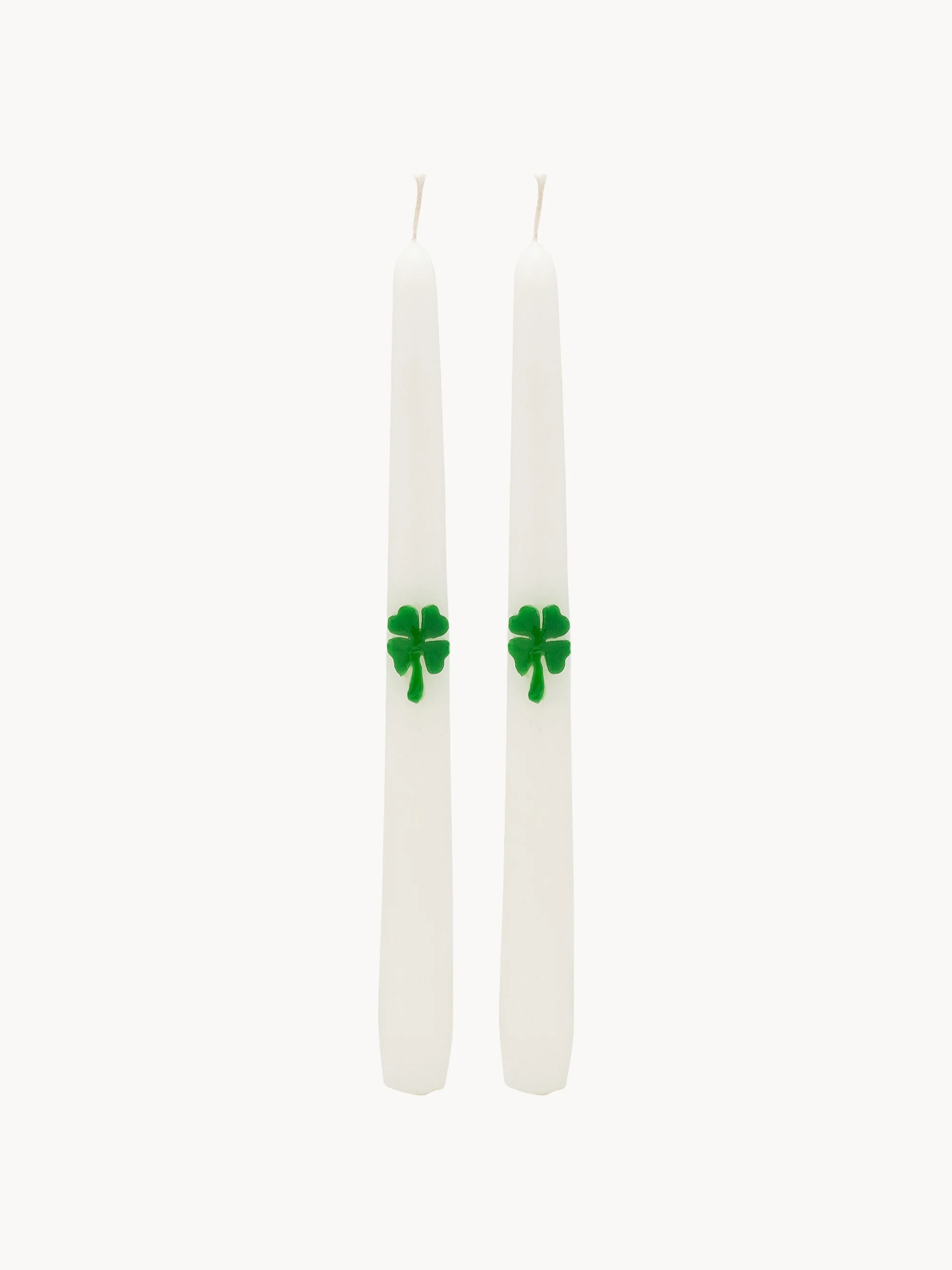 Stabkerzen Shamrock, 2er-Set