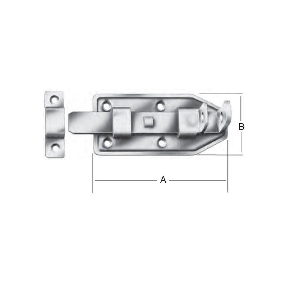 SKÅTE VORMANN 100X45MM GALVANISERT