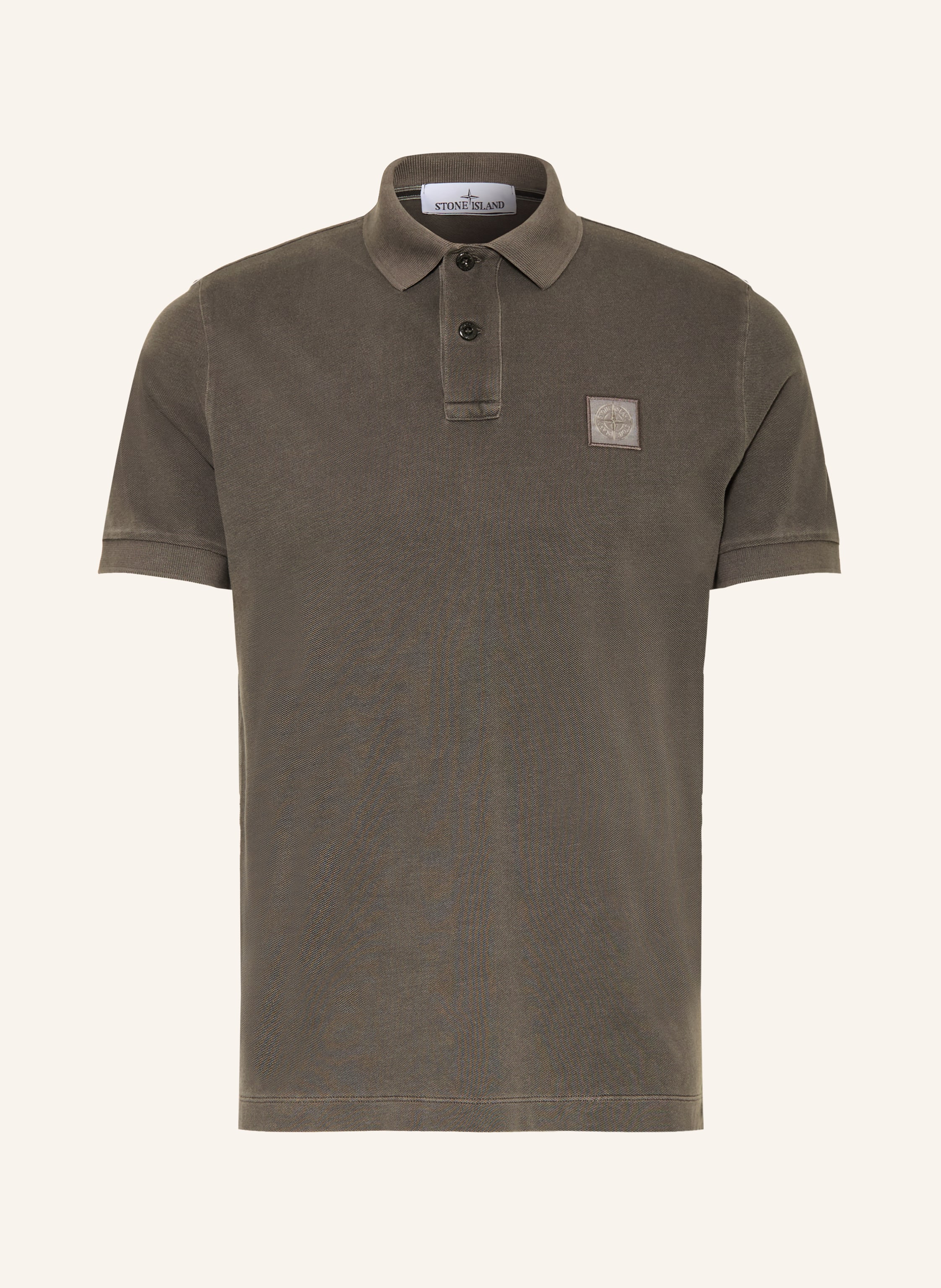 STONE ISLAND Piqué-Poloshirt Slim Fit