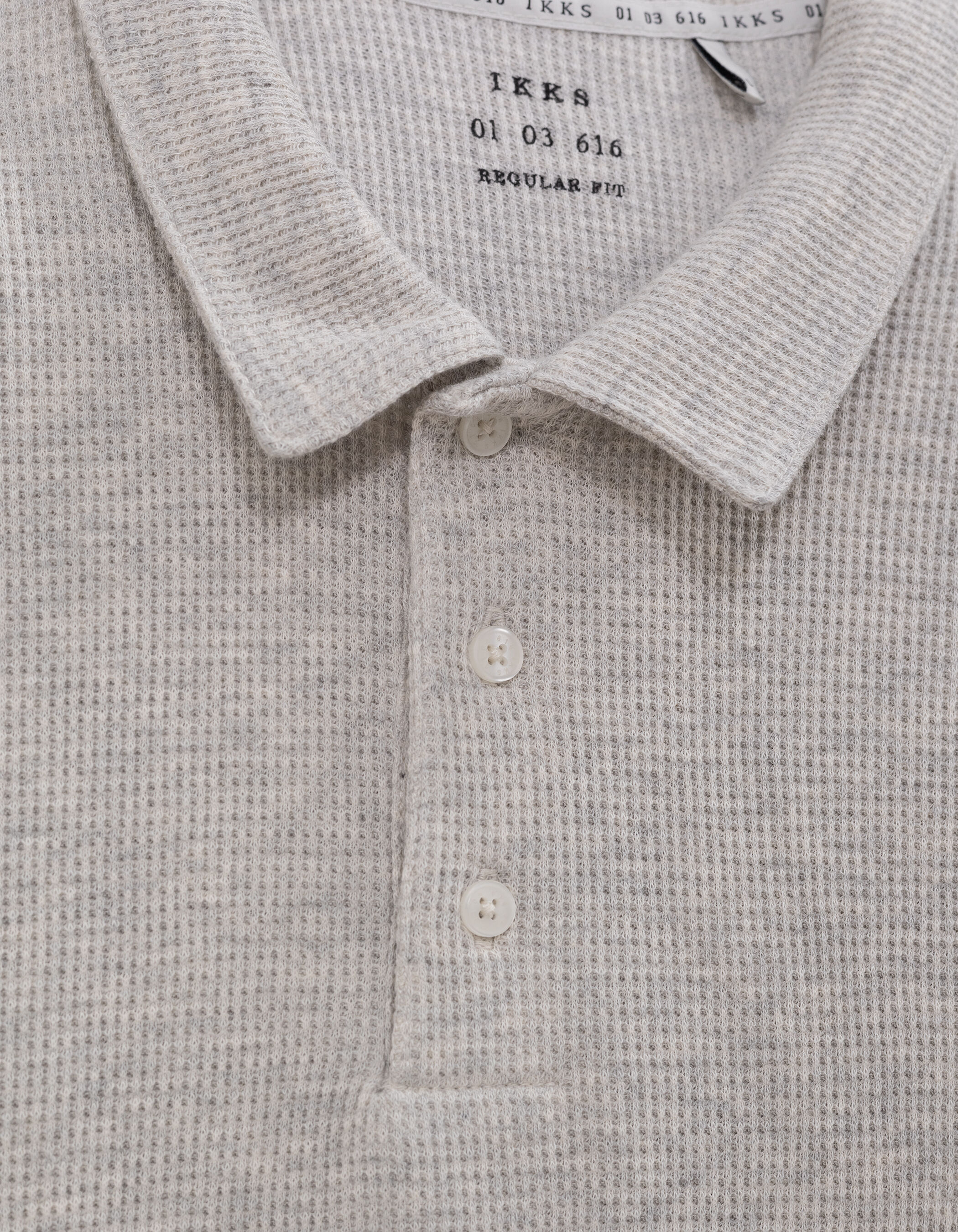 Polo REGULAR nuage coton bio maille nid d'abeille Homme