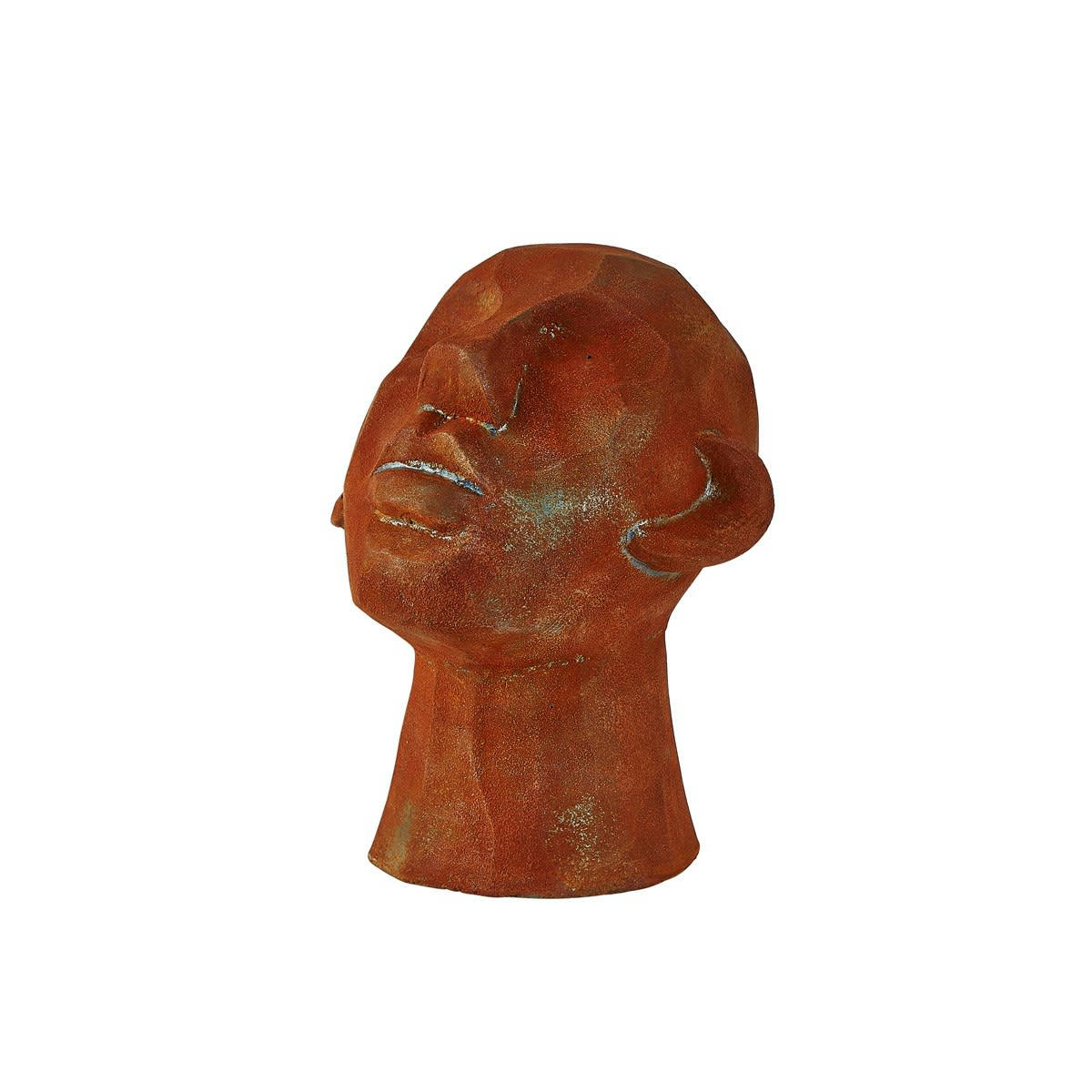 LIVING - Figure décorative en béton marron