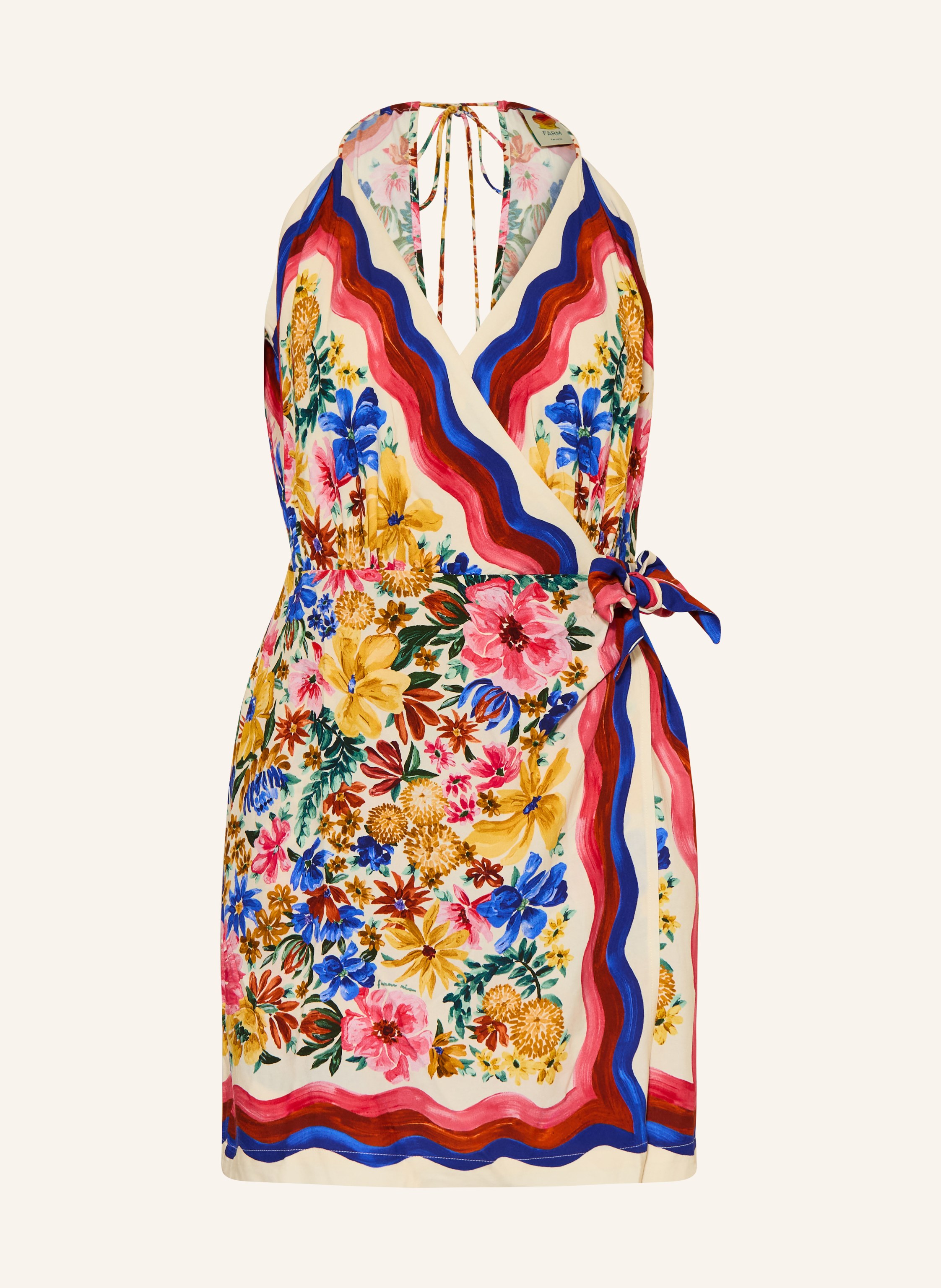 FARM RIO Strandkleid FLORALINE mit Schmuckperlen