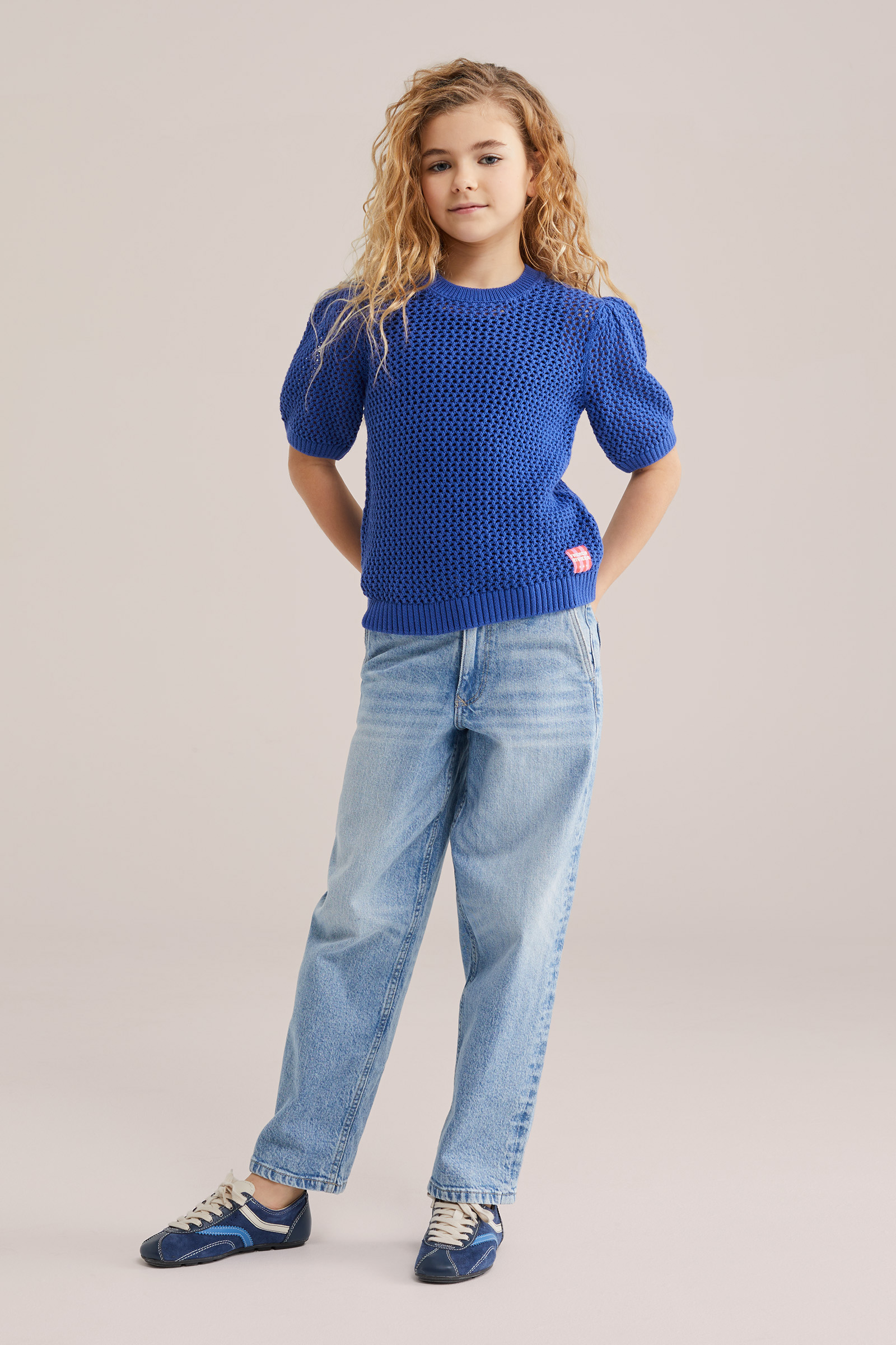 Meisjes gebreide trui