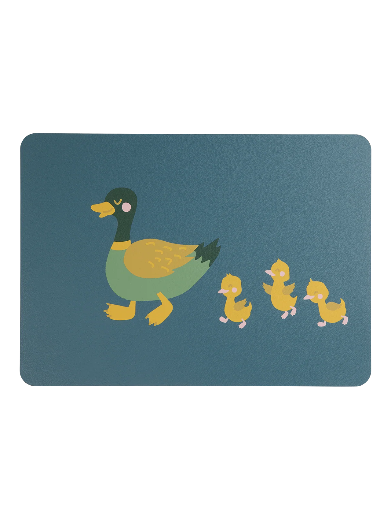 tischset, ente emil