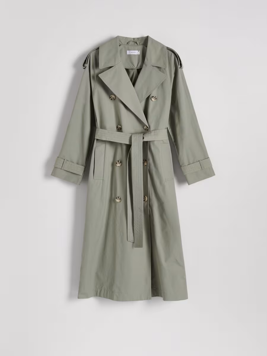 Double Breasted Oversized Trench Coat
