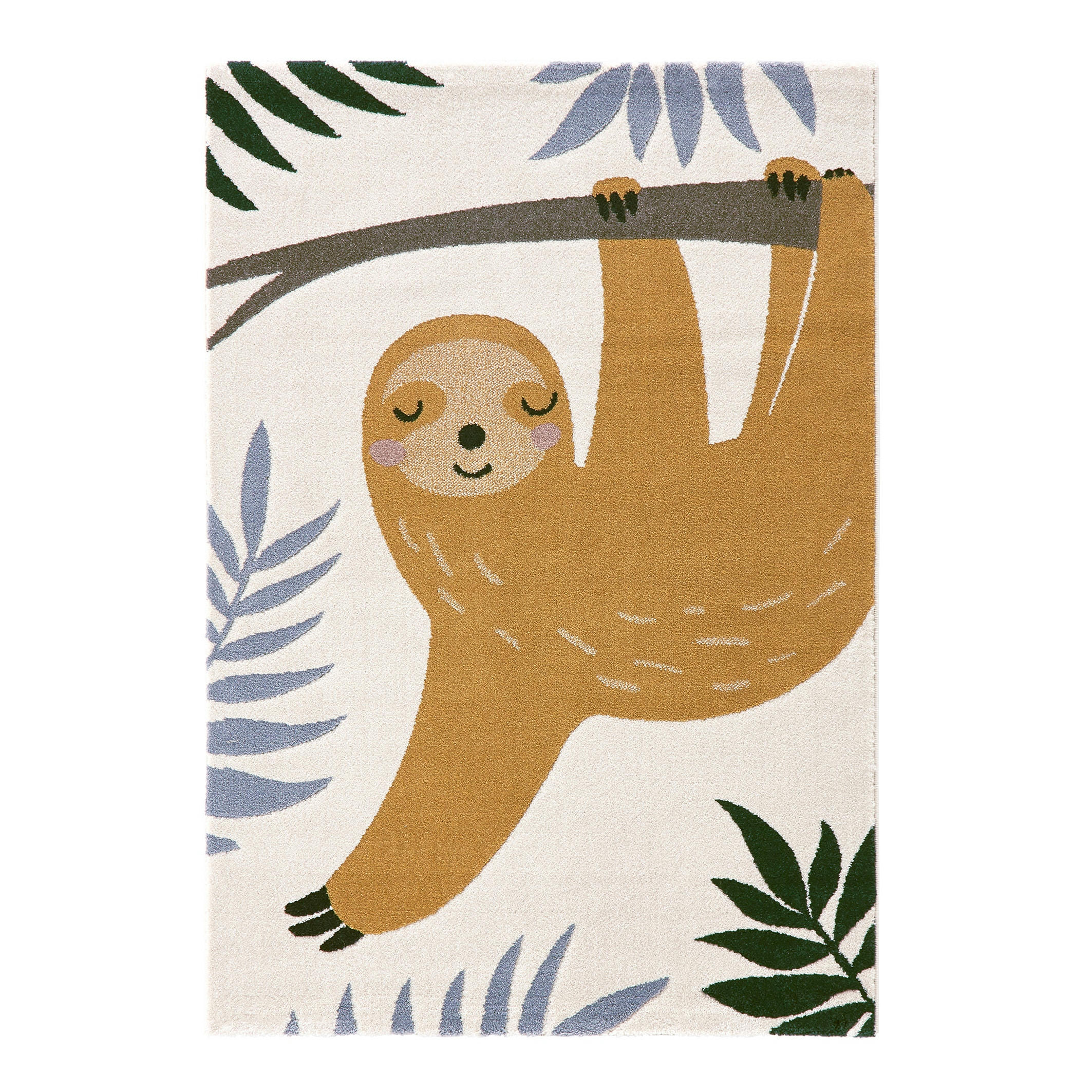 Tapis enfant motif paresseux, Mani