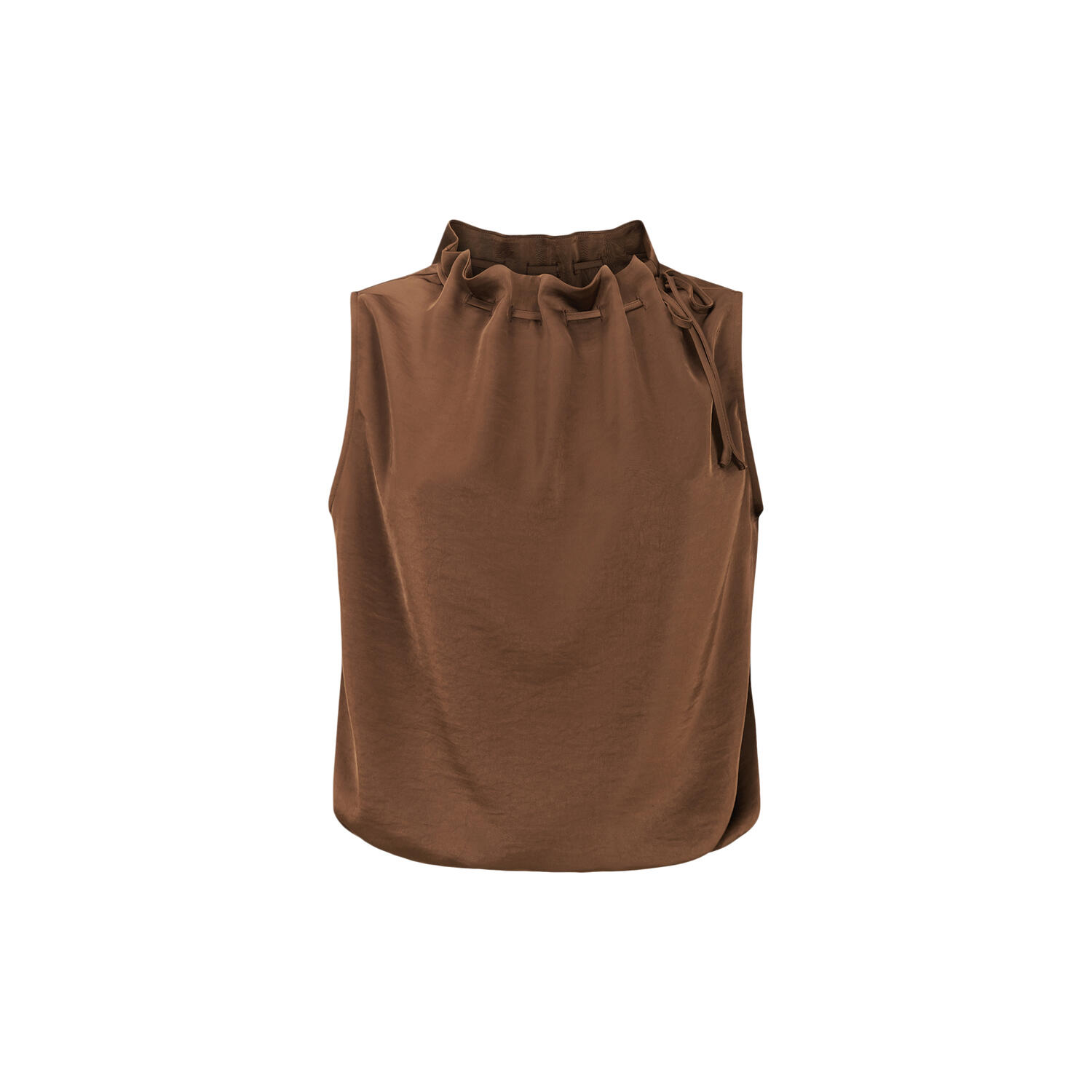 TDAya SL Boatneck Top, bitter chocolate