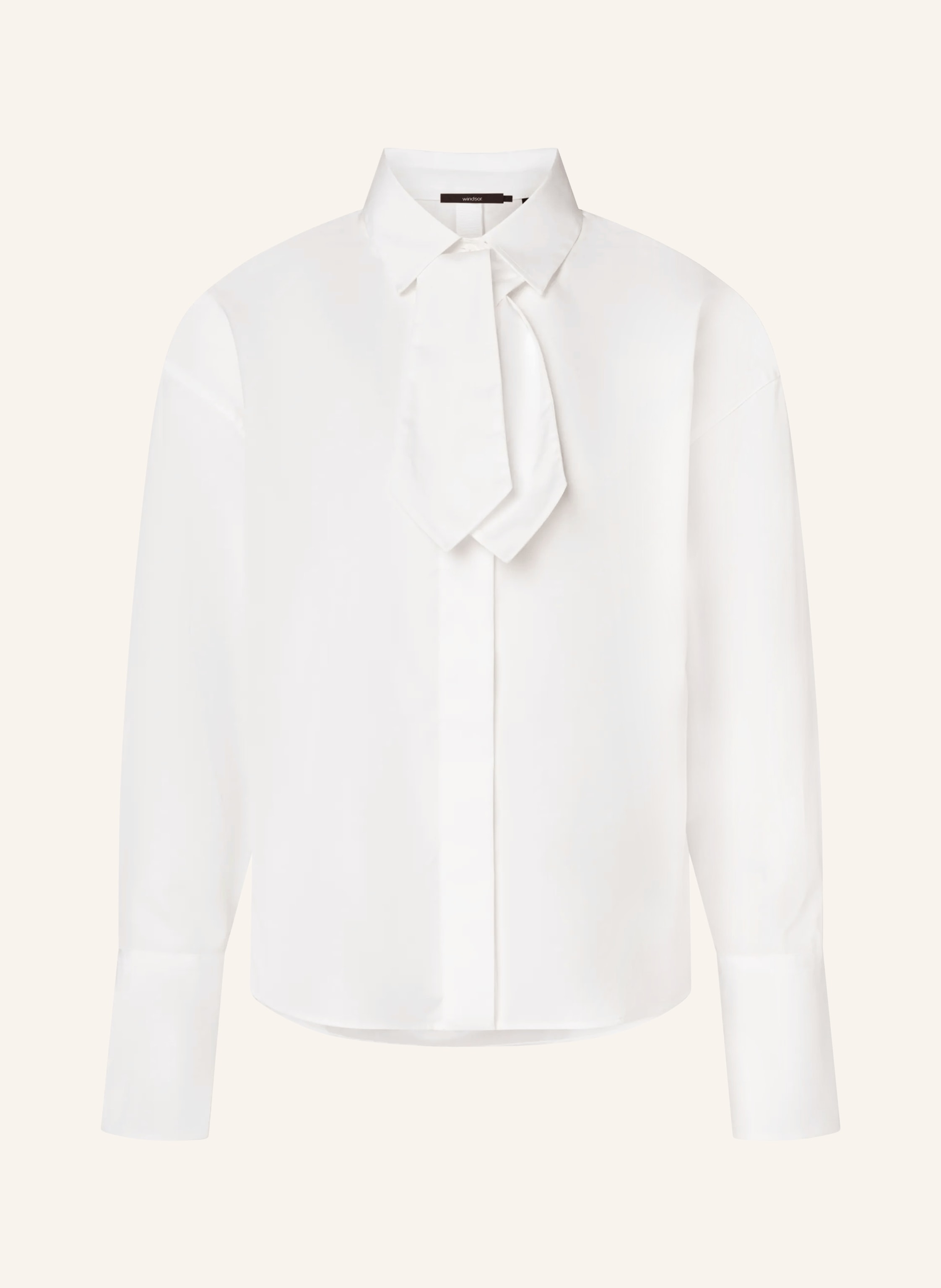 windsor. Hemdbluse mit abnehmbarer Schluppe