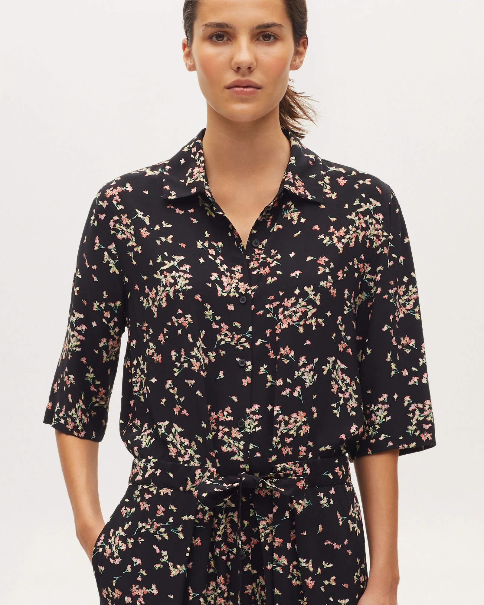 Combinaison manches courtes fluide