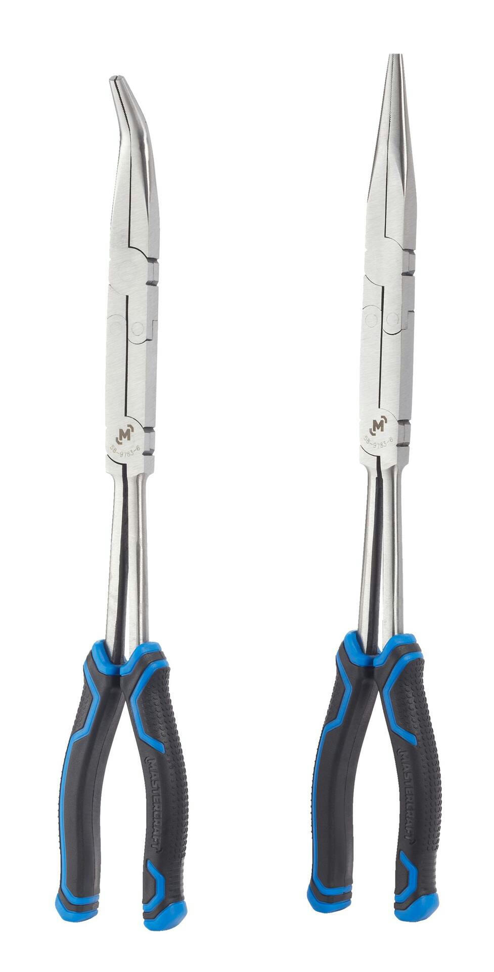Mastercraft 13-in Dual Long Nose Plier Set, 2-pc