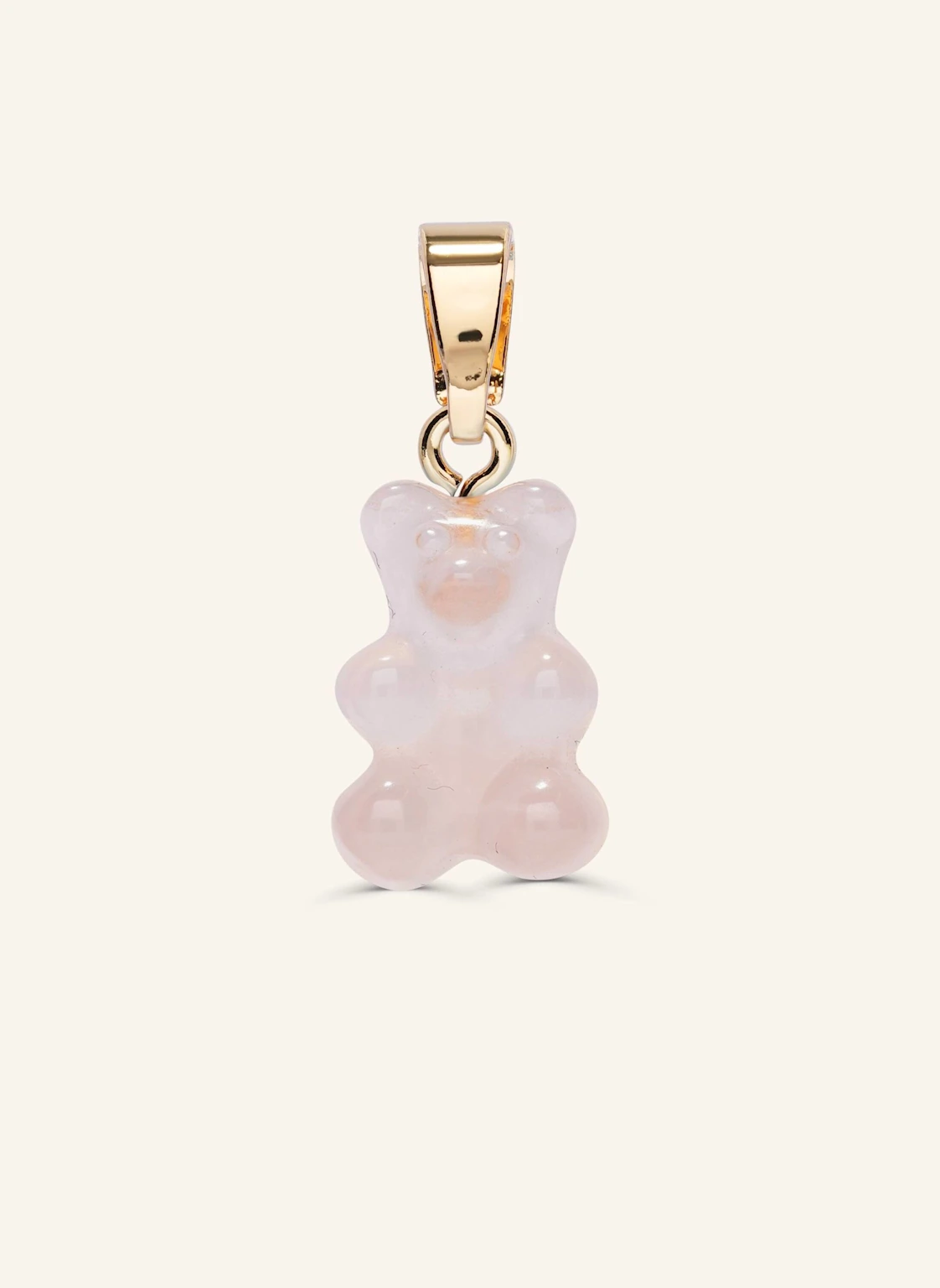 CRYSTAL HAZE Anhänger CRYTSTAL NOSTALGIA BEAR ROSE QUARTZ by GLAMBOU