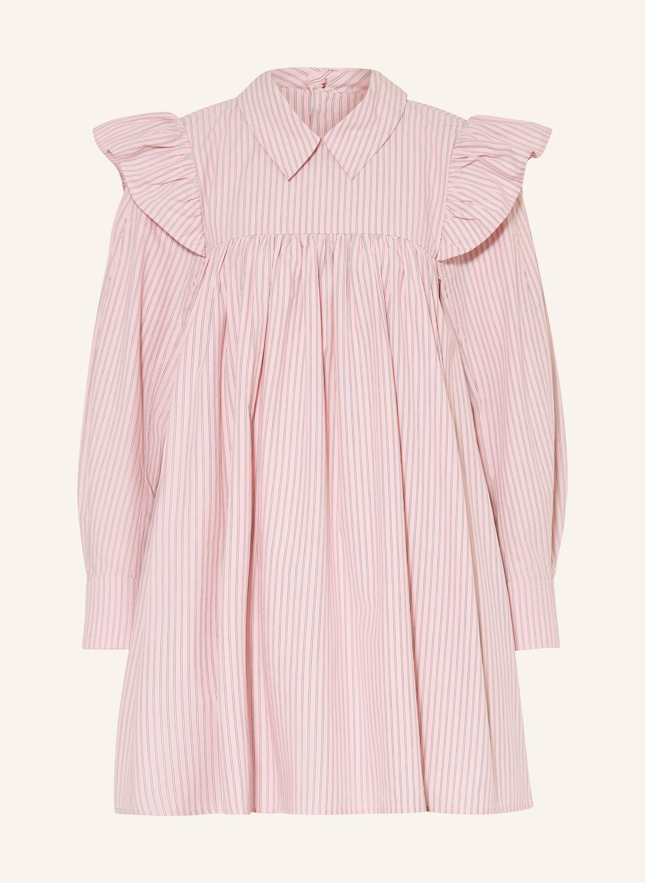 GANNI Kleid mit Rüschen