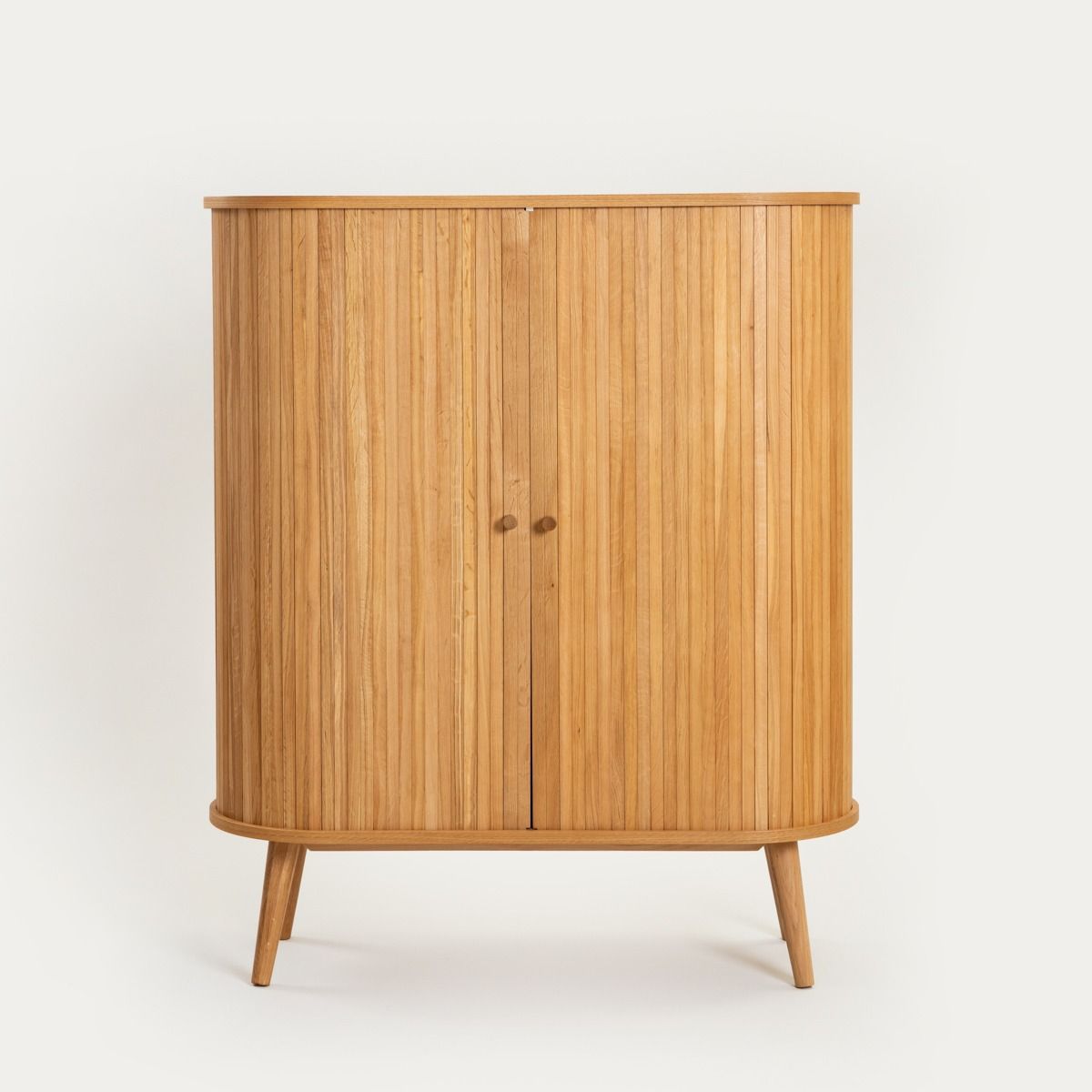 Szafka CORES drewniana dębowa naturalna 100x40x118 cm