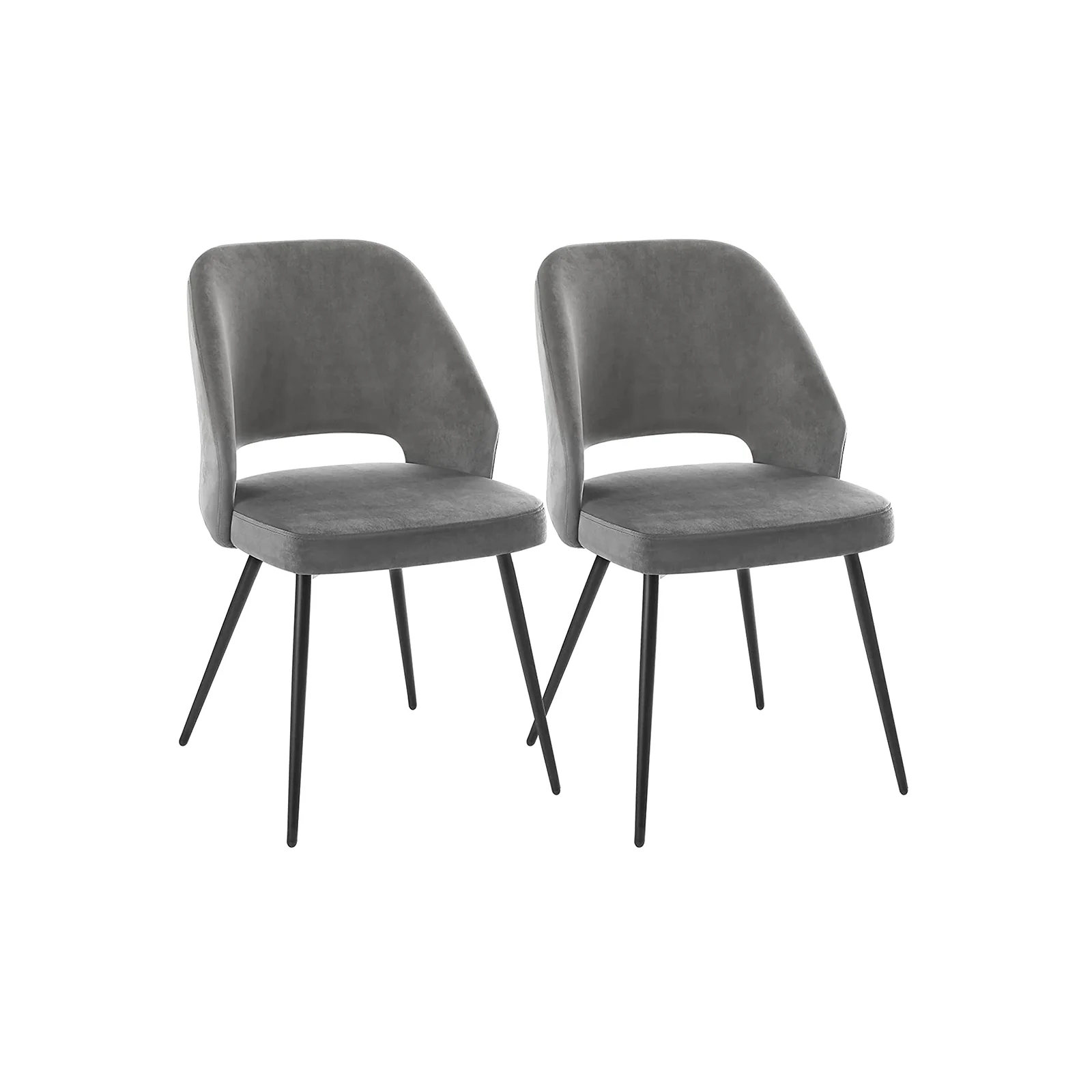Chaise de salle à manger velours