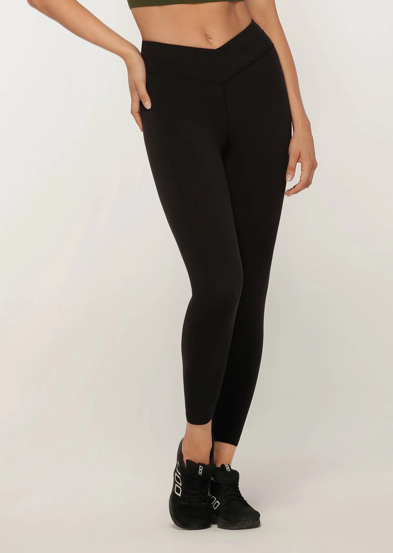 Wrap Waistband Ankle Biter Tight