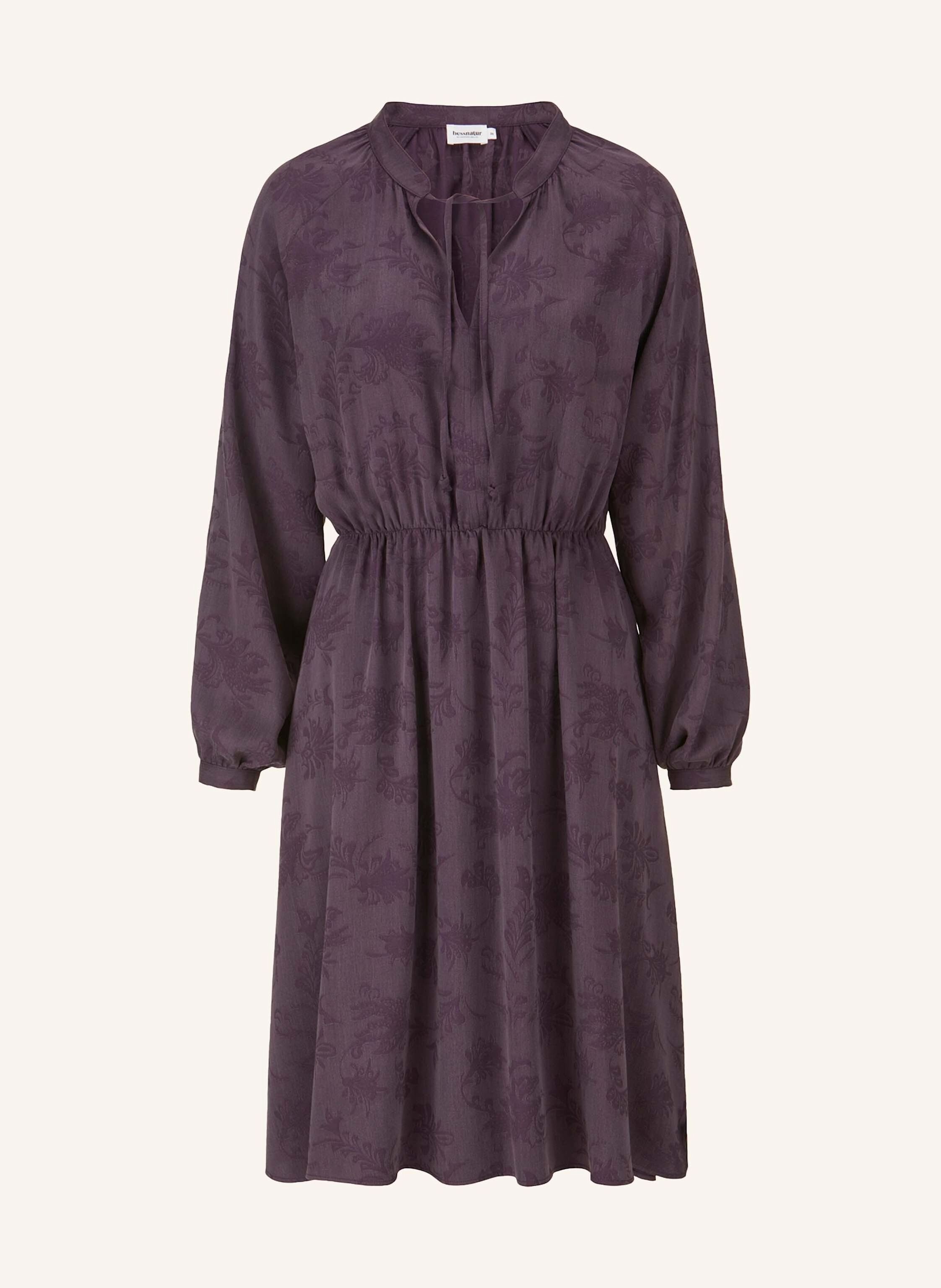 hessnatur hessnatur Kleid gerafft knielang aus TENCEL™ Lyocell- und LENZING™ ECOVERO™ Viskose