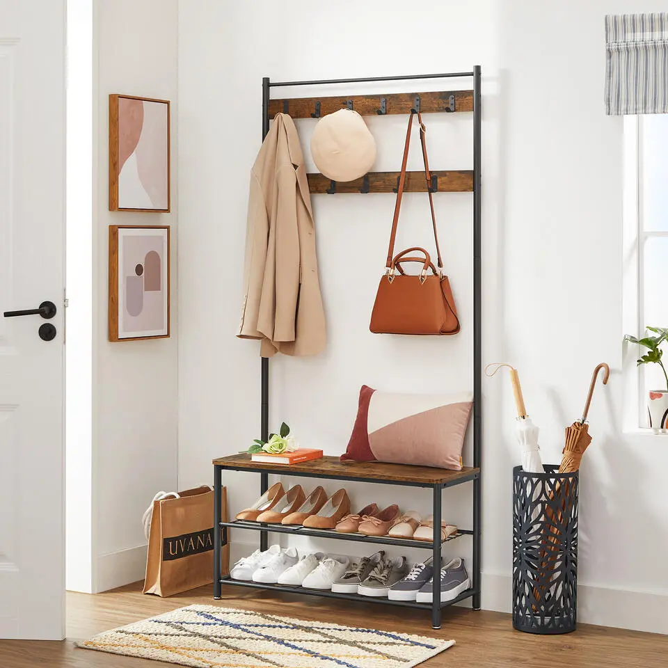 Groot Garderoberek XL met Schoenenbank 175 x 85 cm