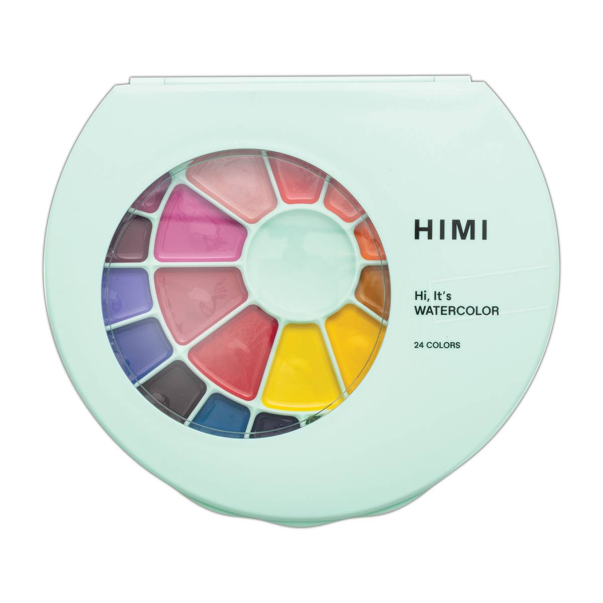 HIMI Green Semi-Moist Watercolour Set 24 Pack