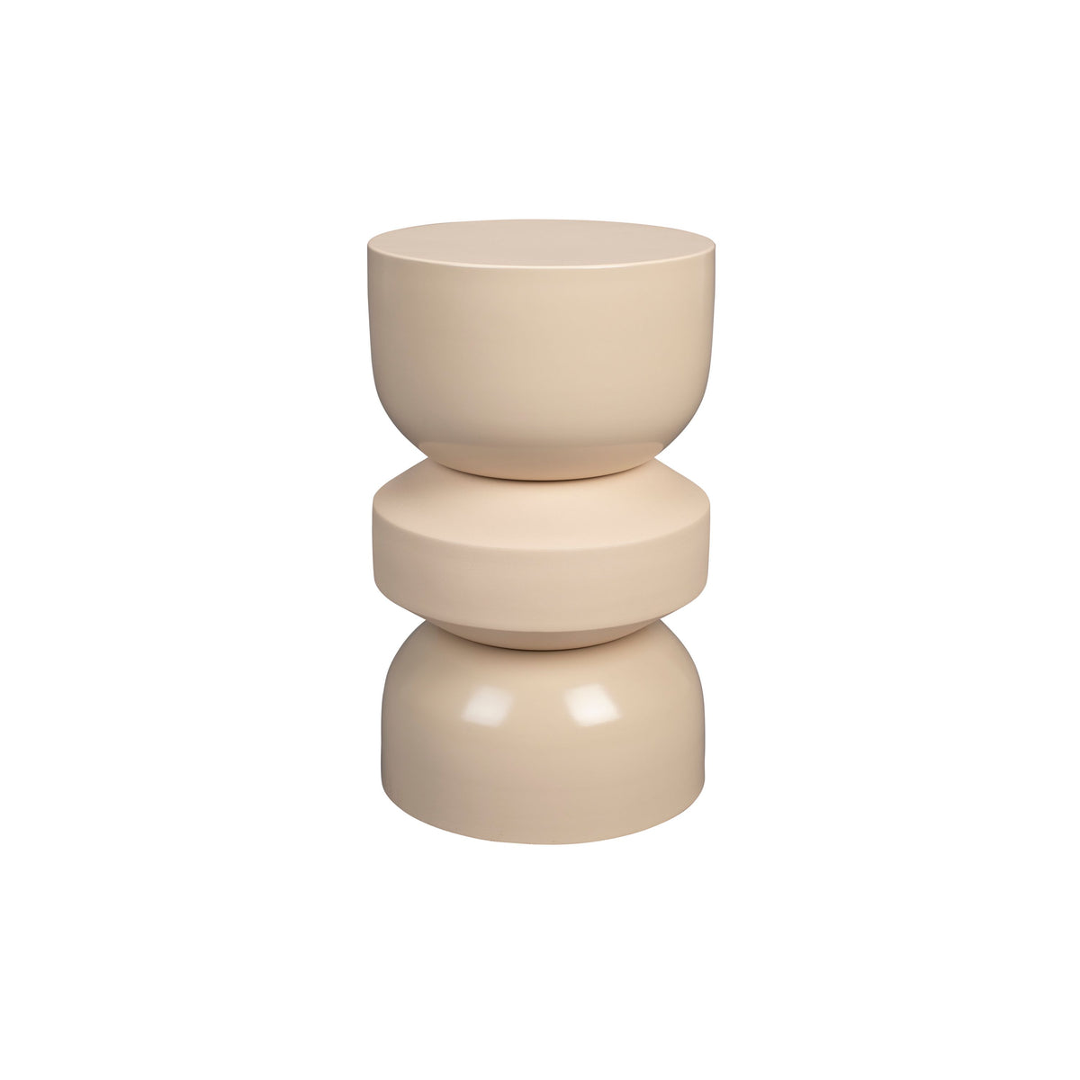 Dutchbone Apollo Bijzettafel/ Kruk Beige