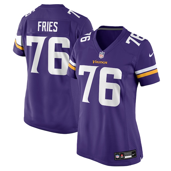 Will Fries Minnesota Vikings Nike Women's Team Game Jersey -  Purple