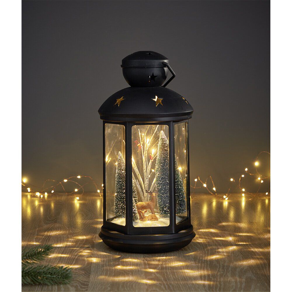 Lanterne de No&euml;l lumineuse à led animé