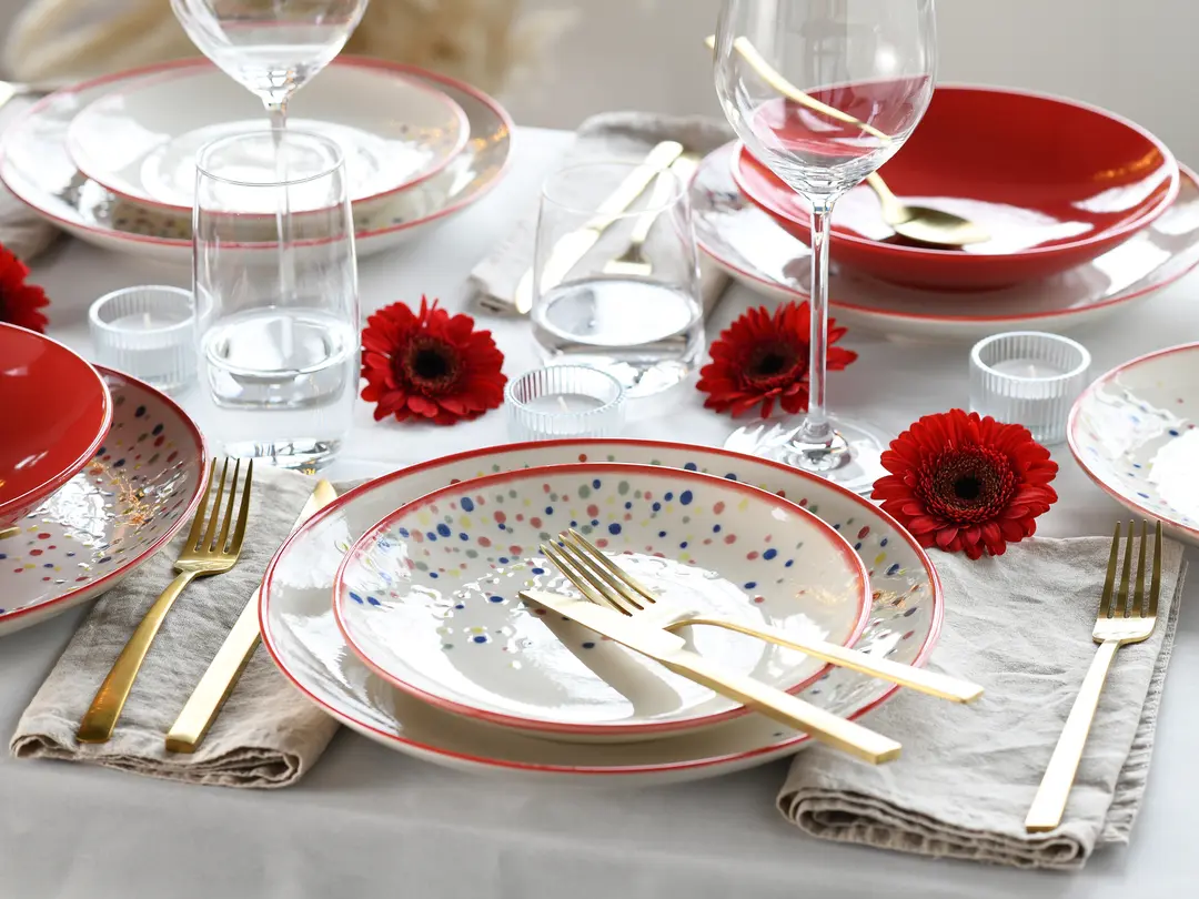 Geschirrset 16-teilig Joy Dots