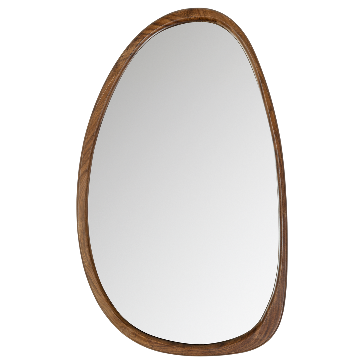 WOOOD spiegel Leif - Hout - Naturel - 64x38x2