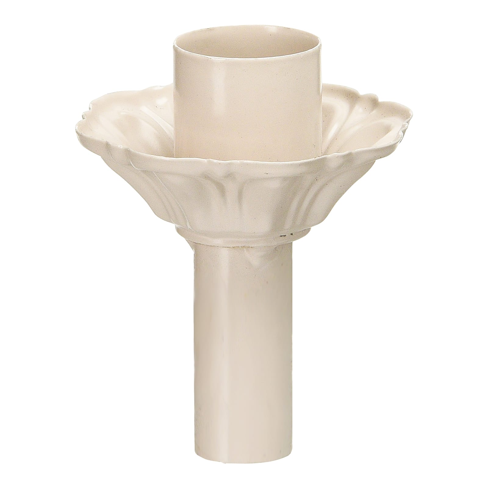 Flaschenaufsatz-Stabkerzenhalter Creme, ⌀ 5 cm, H 70 mm