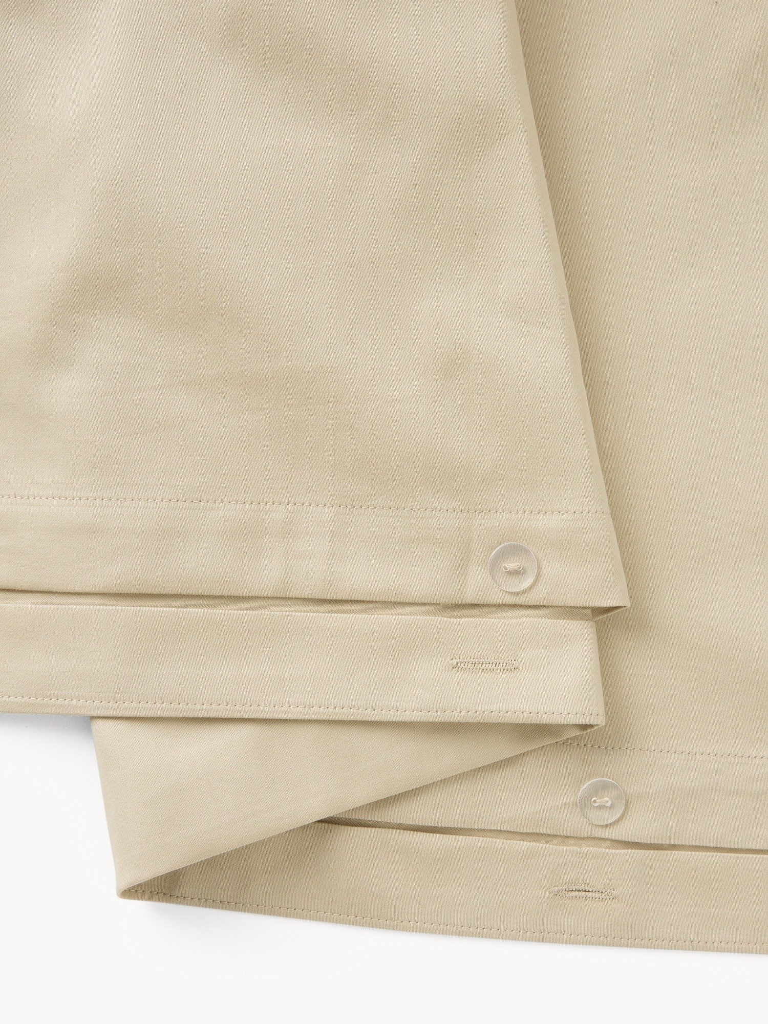 Completo copripiumino in raso di cotone tinta unita - Prezzo di lancio