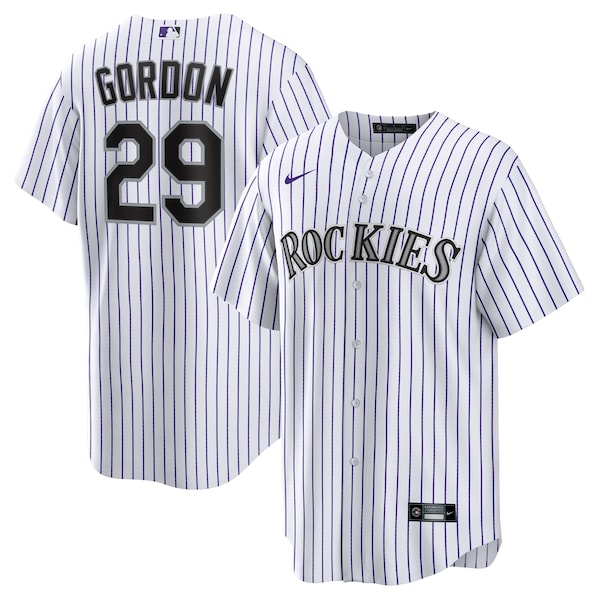 Tanner Gordon Colorado Rockies Nike Home Replica Jersey - White