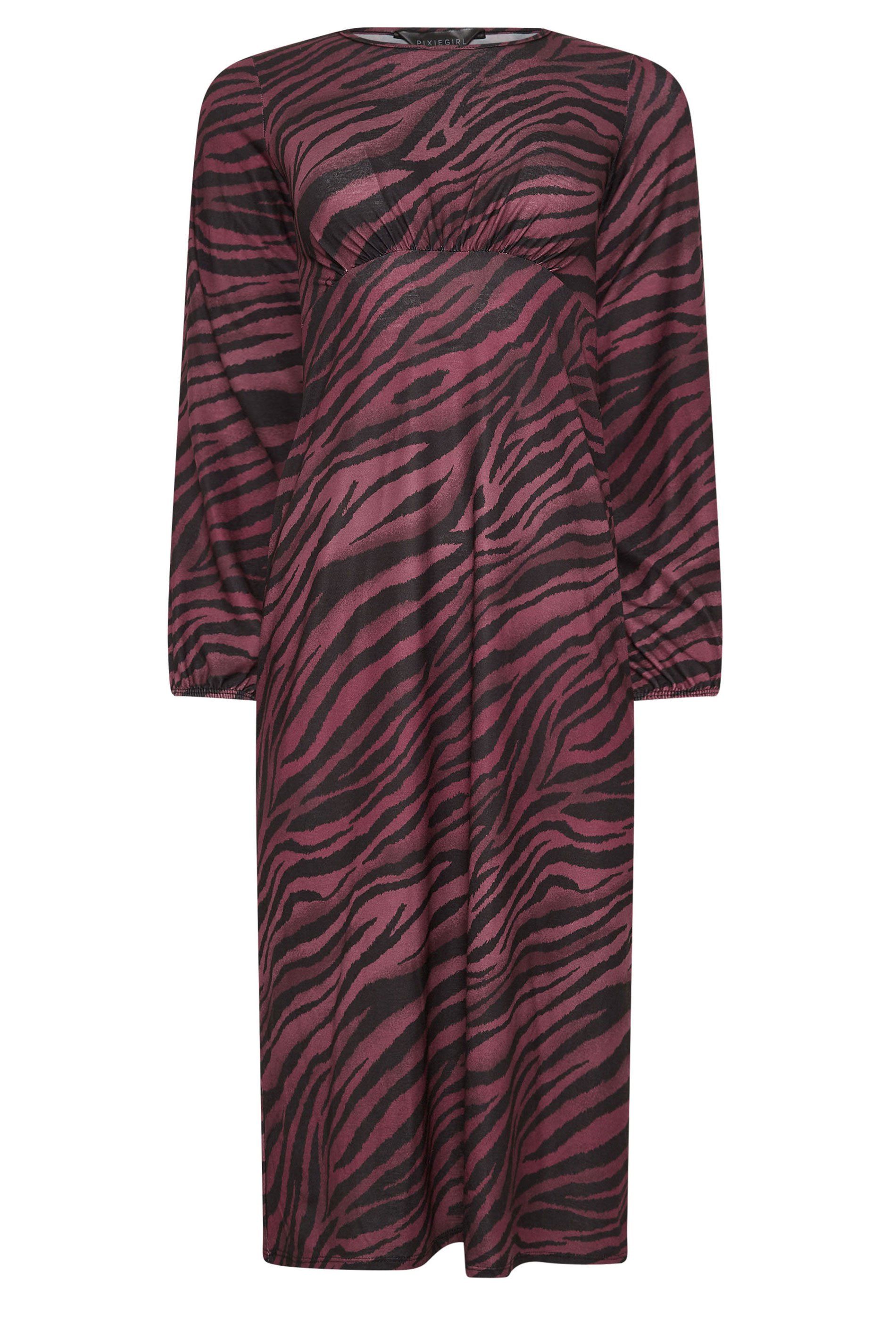PixieGirl Petite Zebra Print Dress