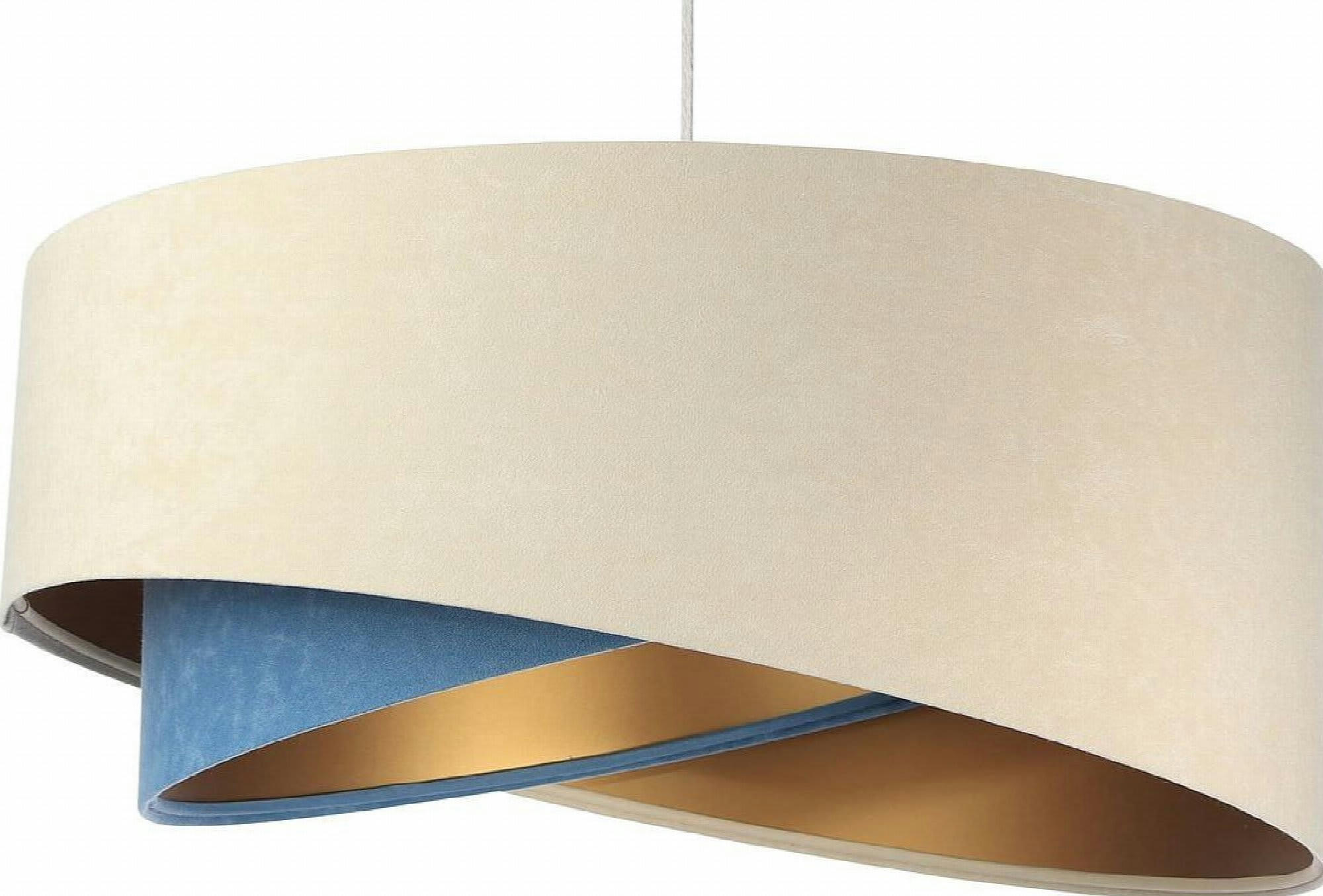 GALAXY - Suspension Tissu Beige 50x50x105 cm