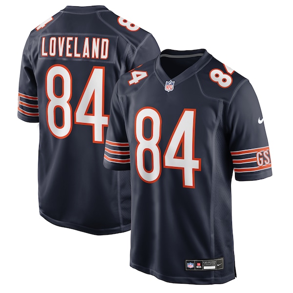 Colston Loveland Chicago Bears Nike 2025 NFL Draft First Round Pick Game Jersey - Navy