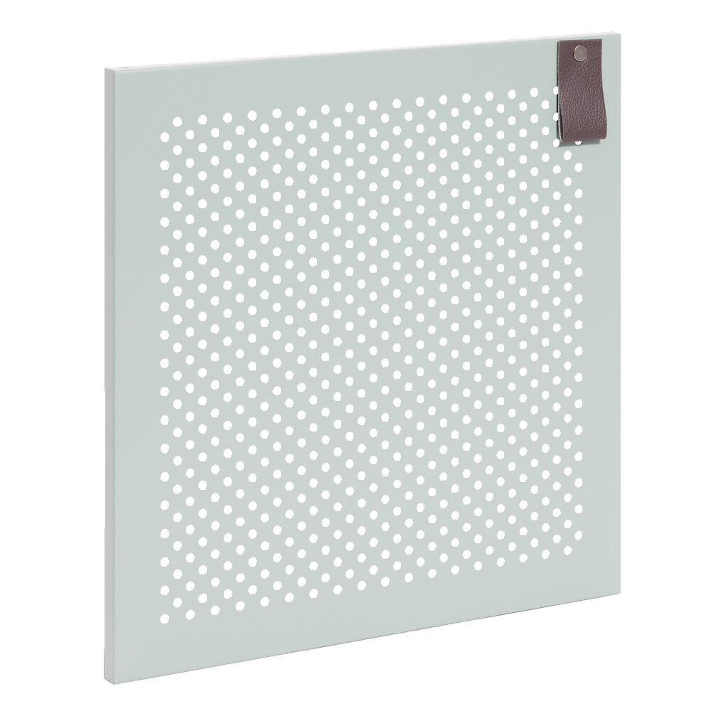 Porte Box Cube métal ajouré vert clair 32,2x32,2cm