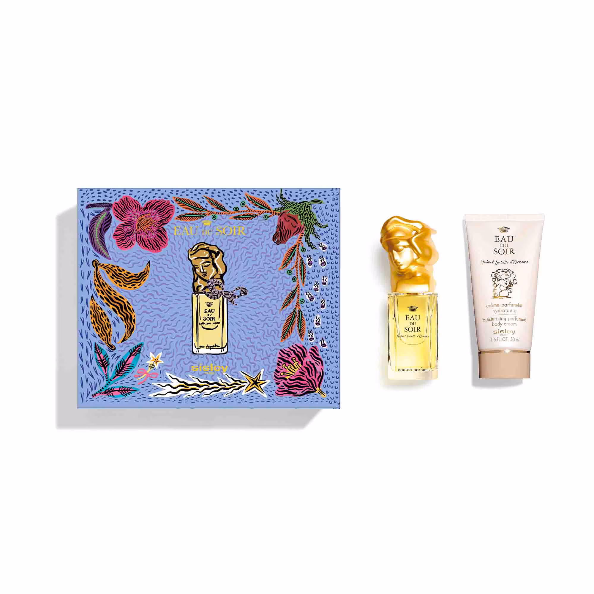 EAU DU SOIR MARIE-VICTOIRE DE BASCHERCoffret - eau de parfum 100ml + crème parfumée hydratante 150ml