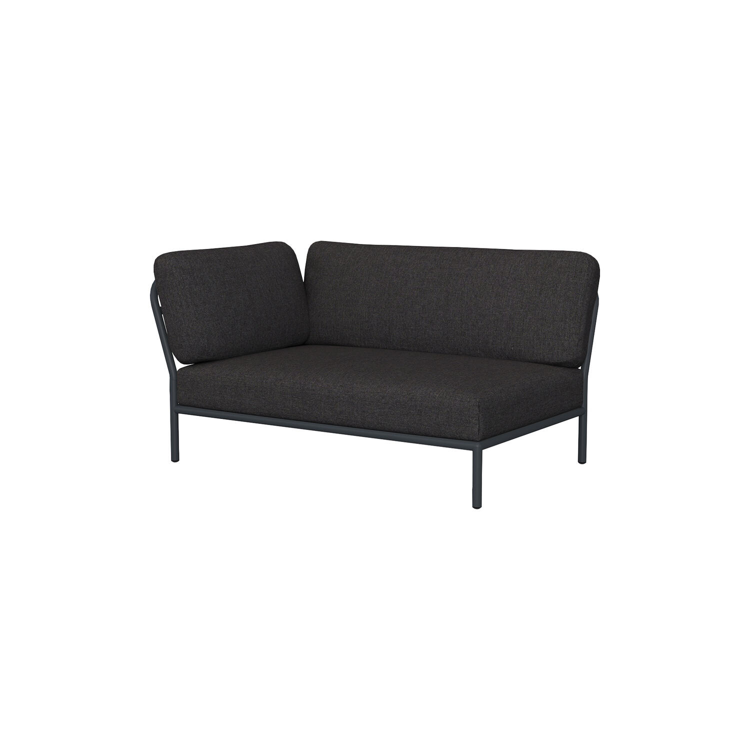 LEVEL loungesofa, sooty grey/mørkegr&aring;
