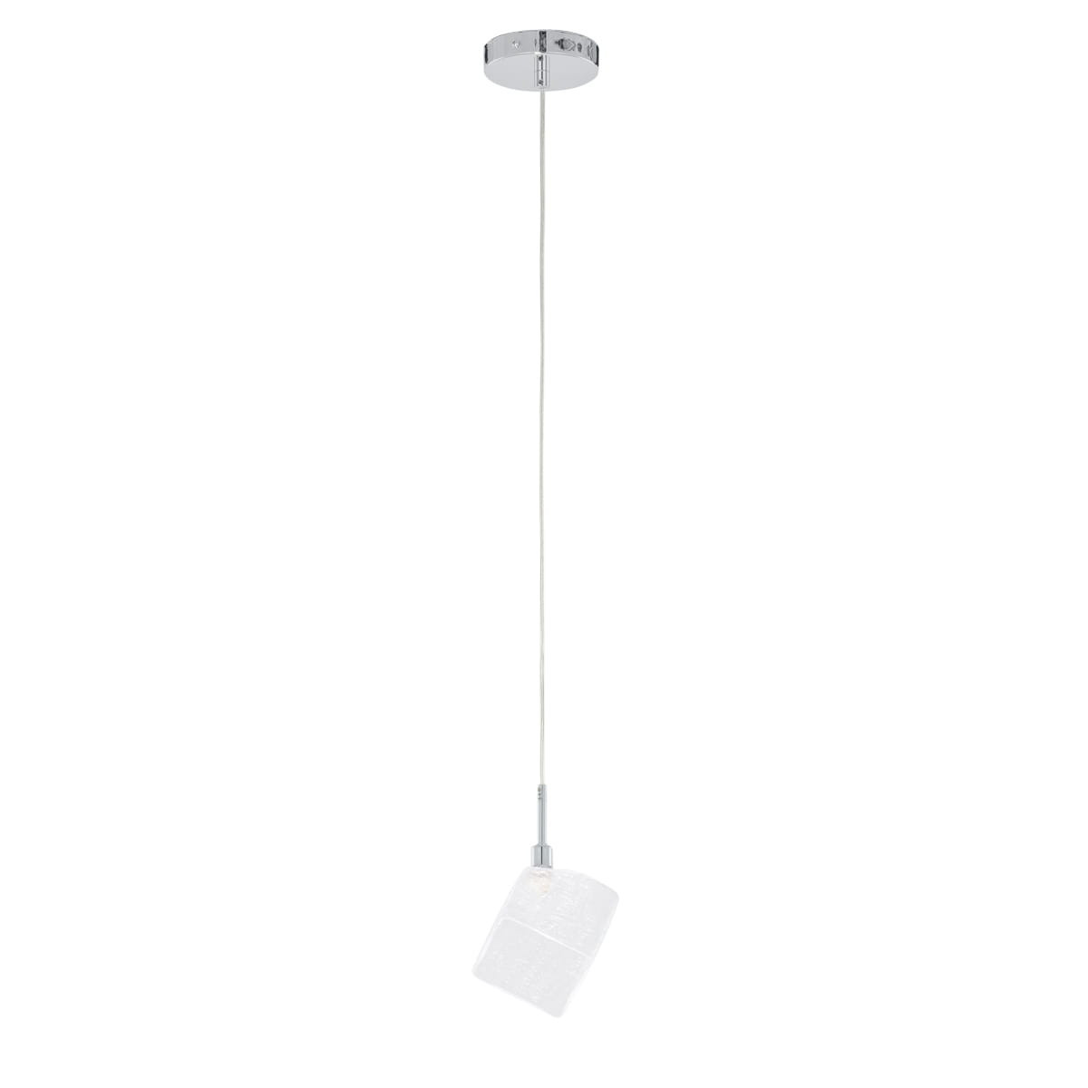 Lampa wisząca chromowana Zen 1xG9x28W wym: 120x12x12 cm Italux