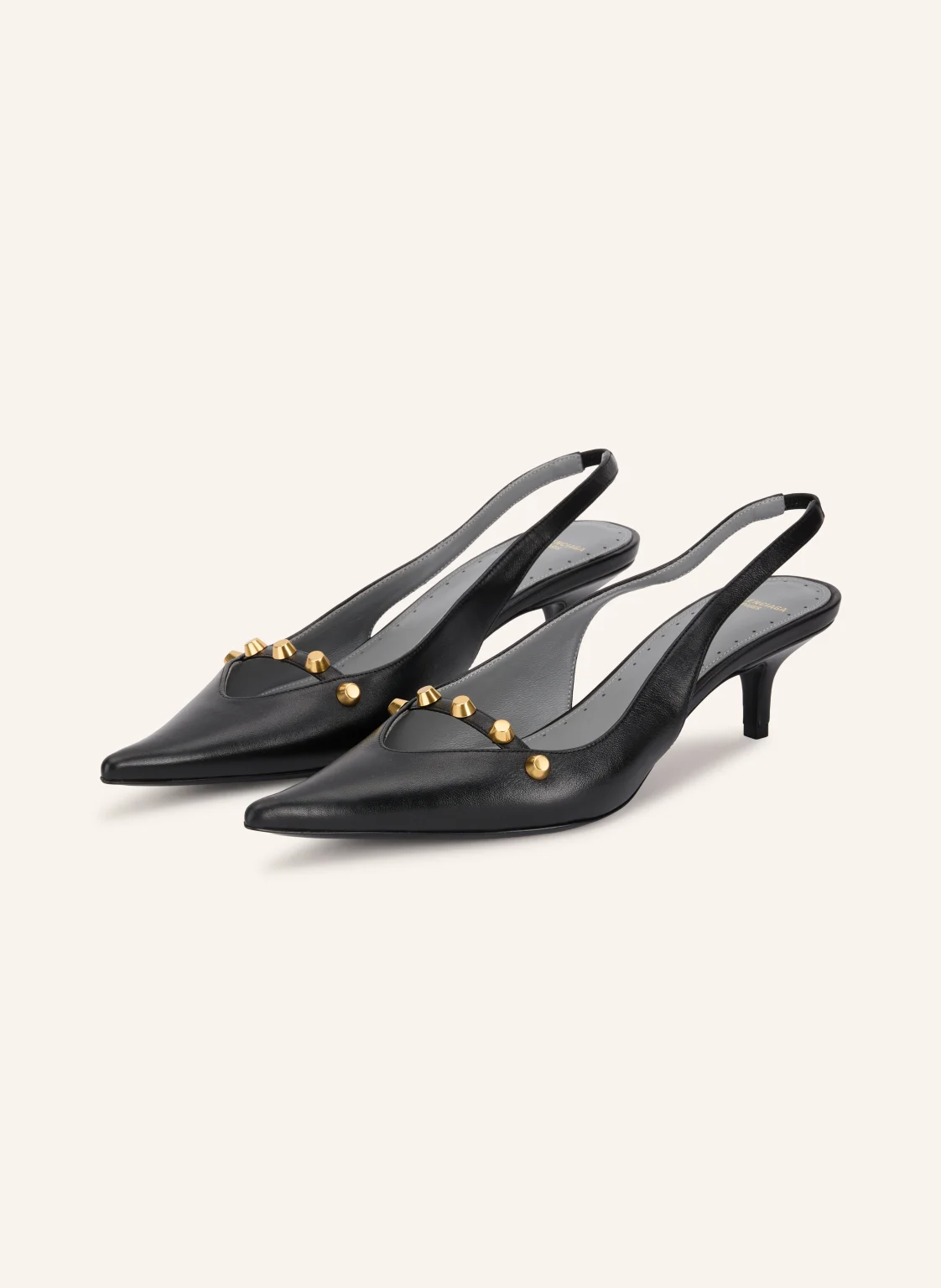 BALENCIAGA Slingpumps mit Nieten
