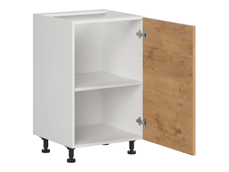 Szafka kuchenna dolna Hamper 50 cm prawa dąb lancelot