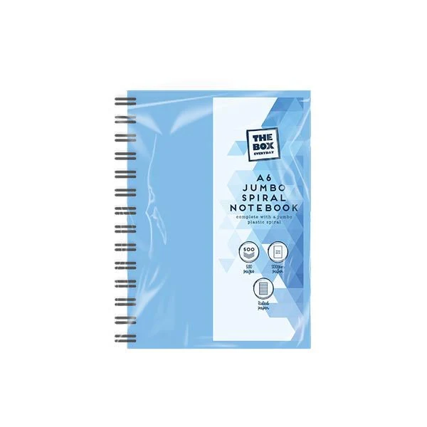 The Box Everyday A6 Jumbo Spiral Noteboo