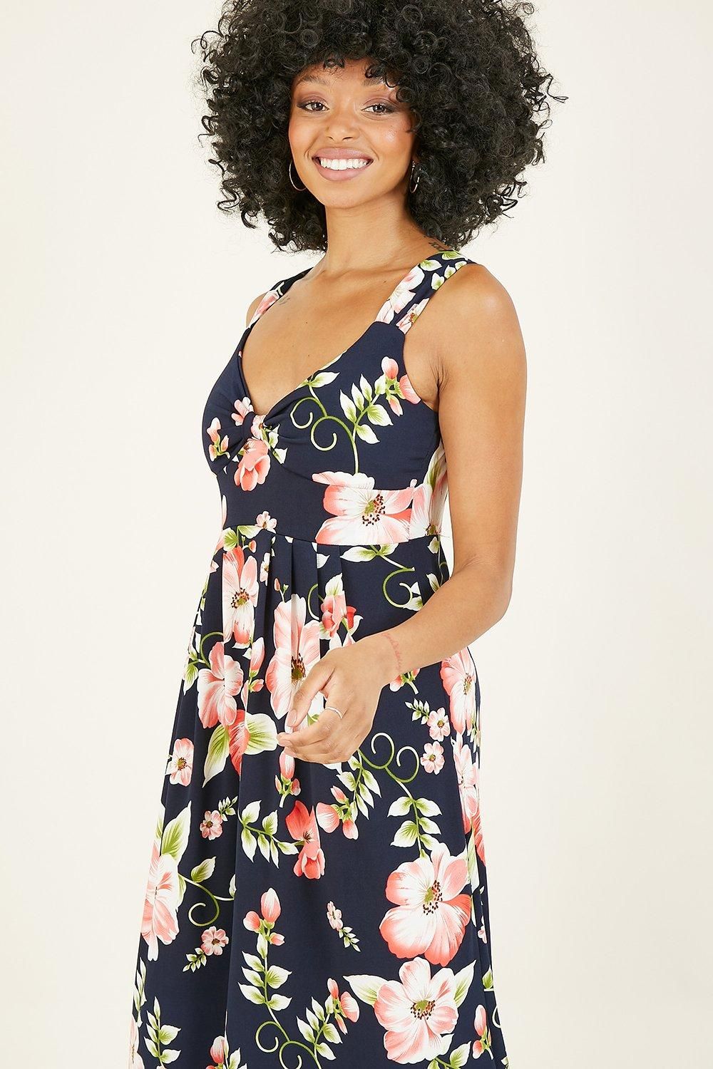 Mela Mela Tropical Floral 'Narcissa' Maxi Dress