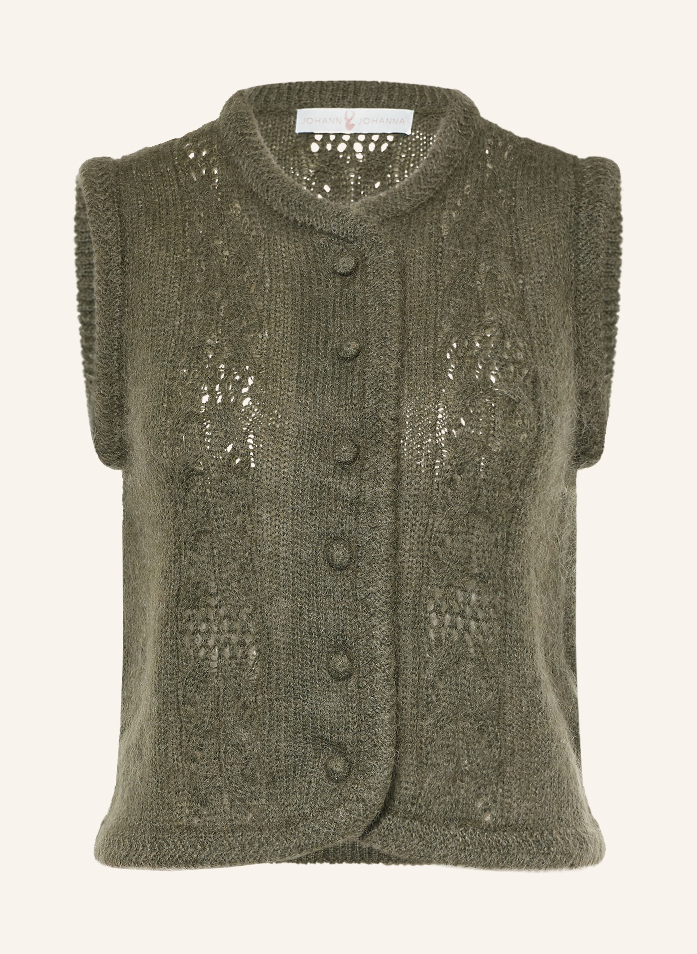 Johann & Johanna Strickweste mit Mohair