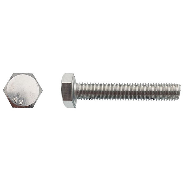 4 Coques de 5 Vis Tête Hexagonale F/Total 16 x 70 mm - DIN 933 - Inox A2 - D-Work