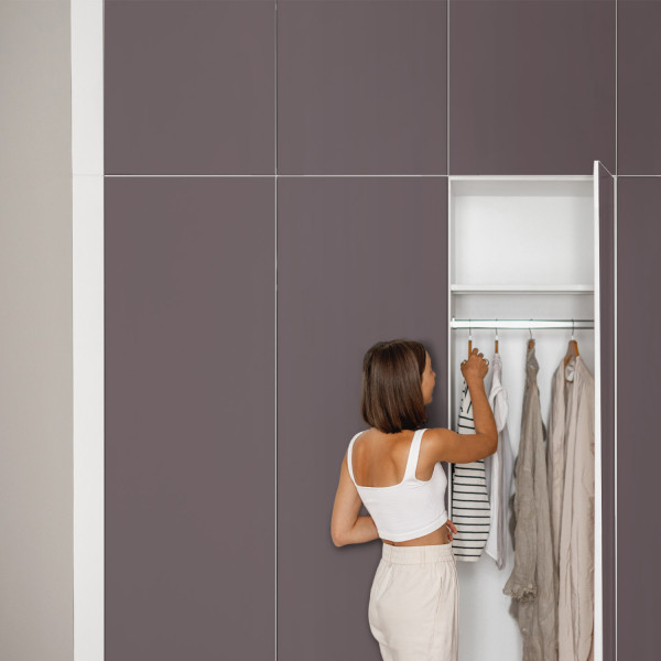 Folia meblowa Głęboki fiolet 50x100 Okleina samoprzylepna Sypialnia