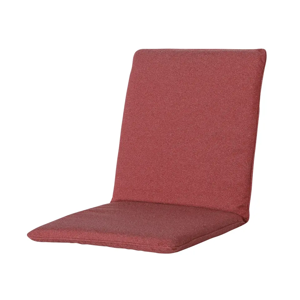 Madison - Stapelstoelkussen Manchester red - Ca. 97x49 cm - Set van 4