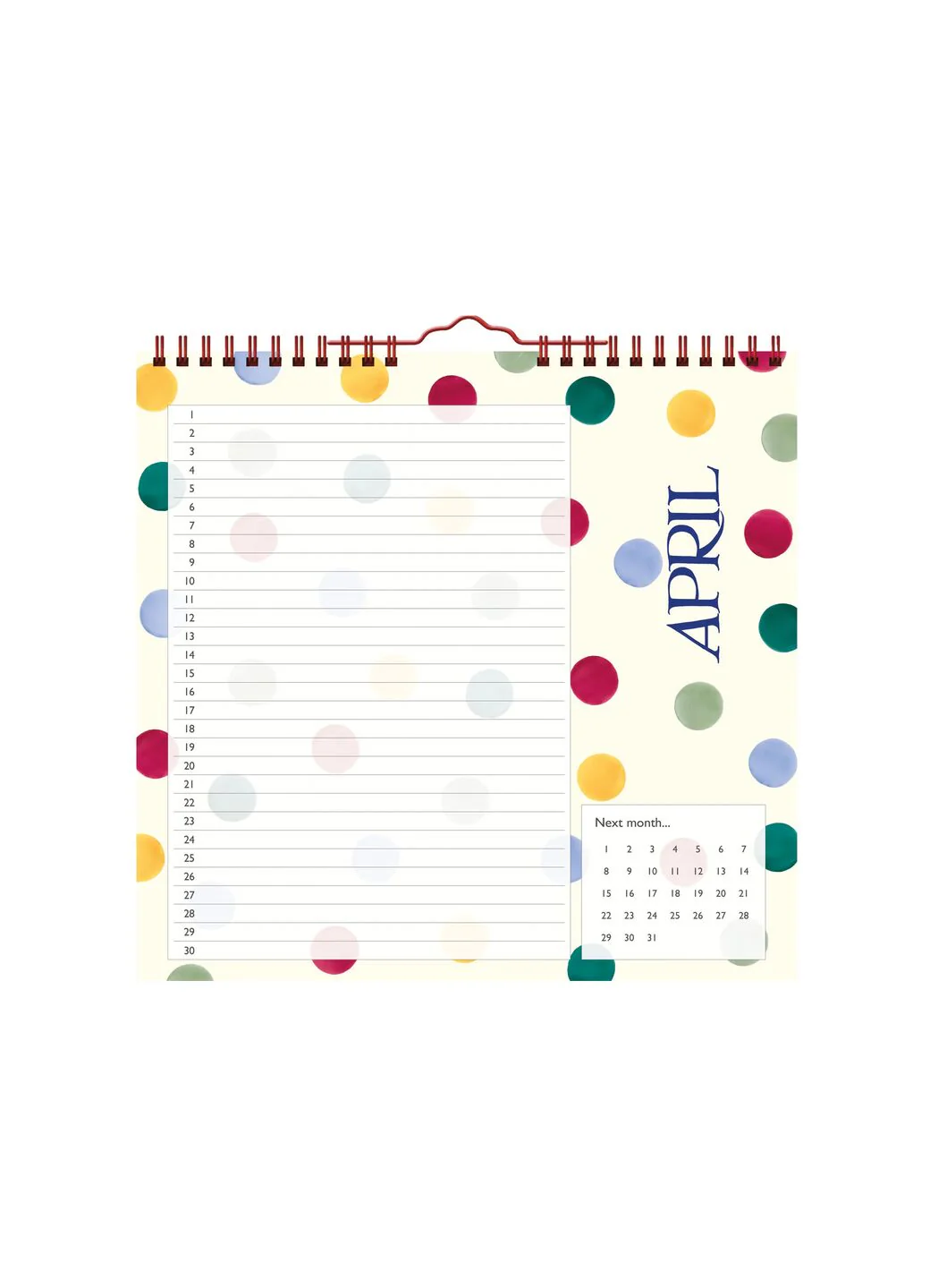 Candles Birthday Calendar