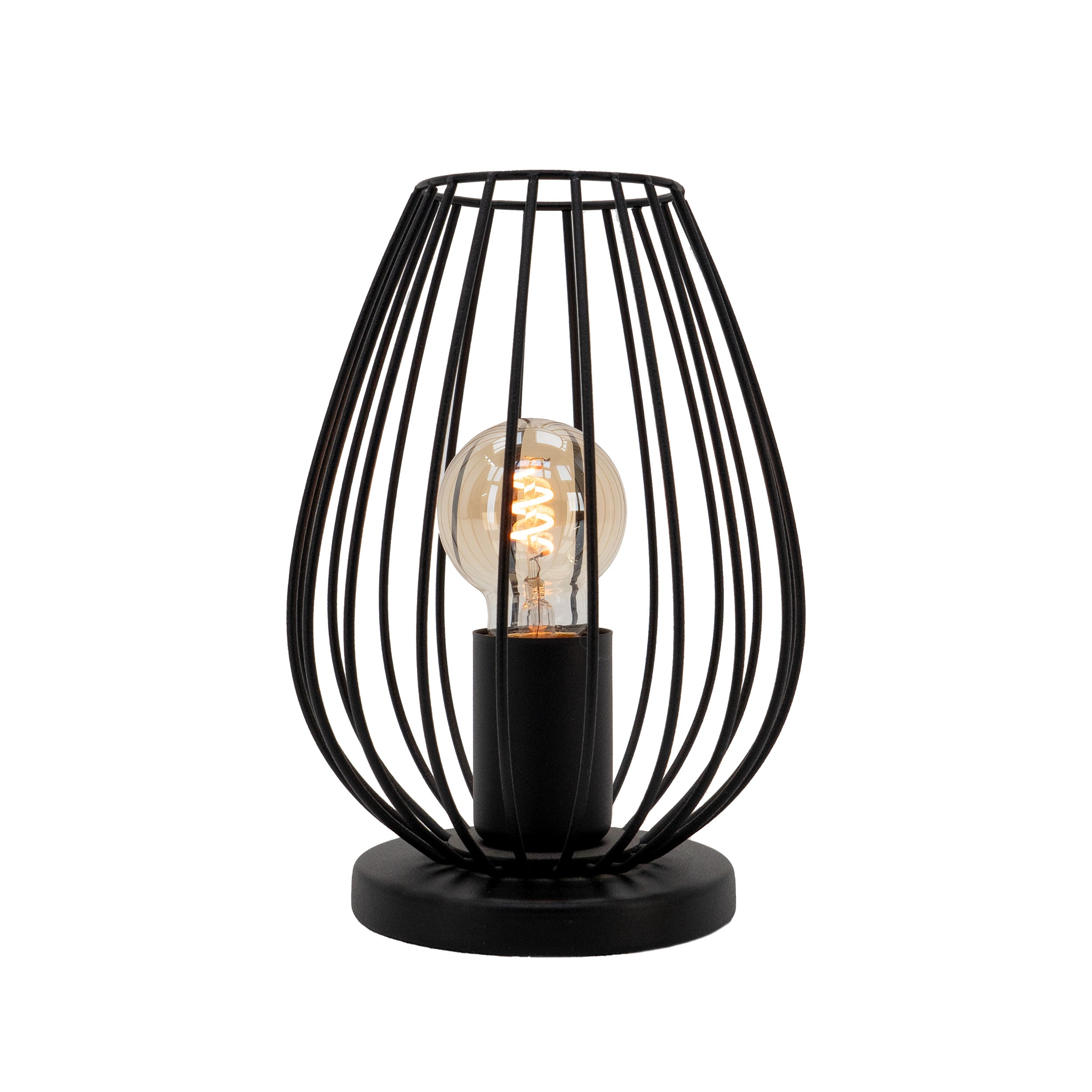 EGLO tafellamp Newtown - e27 - 23 cm - zwart