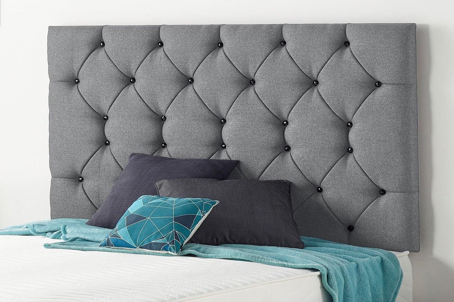 Somnior Premier Divan Bed Base with Headboard Plush Velvet